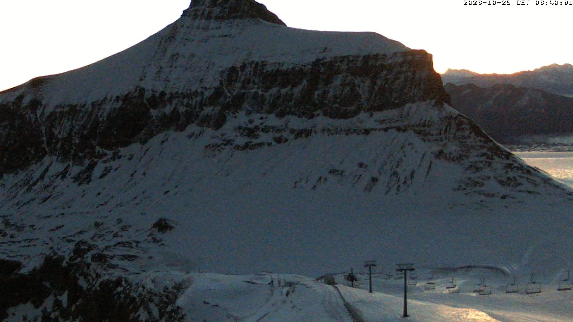 Archiv Foto Webcam Glacier 3000: Scex Rouge Alpine Coaster
