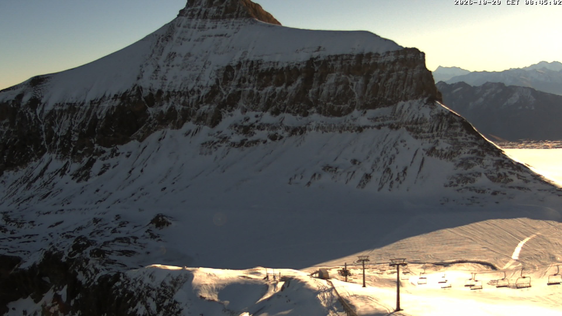 Archiv Foto Webcam Glacier 3000: Scex Rouge Alpine Coaster
