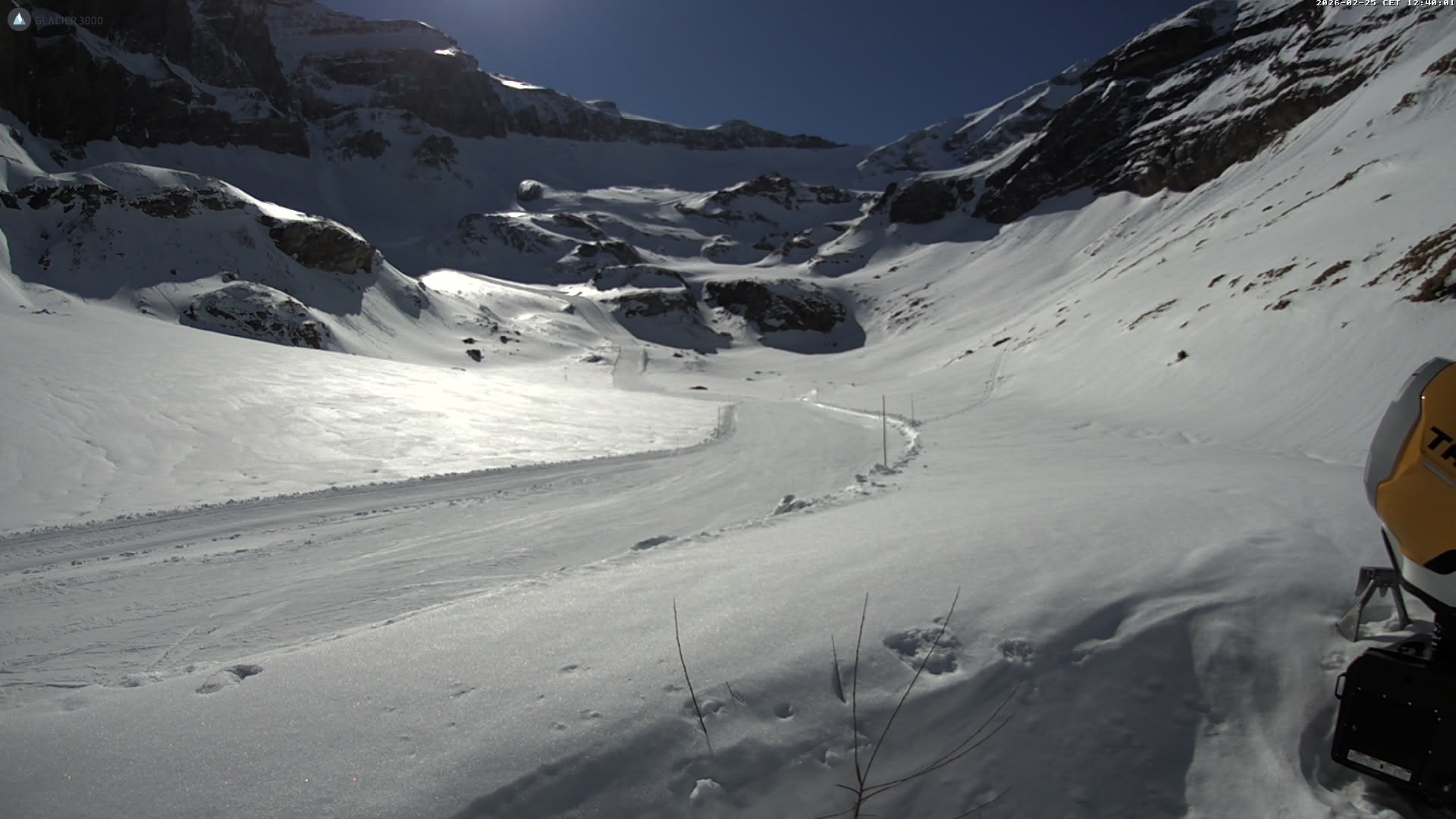Archiv Foto Webcam Glacier 3000 Oldenalp – Oldenegg
