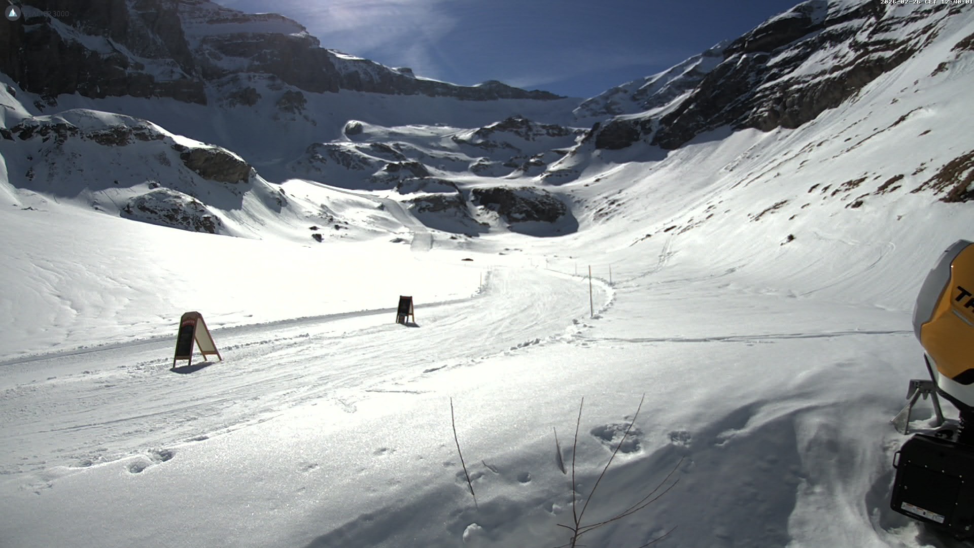 Archived image Webcam Oldenalp, Glacier 3000