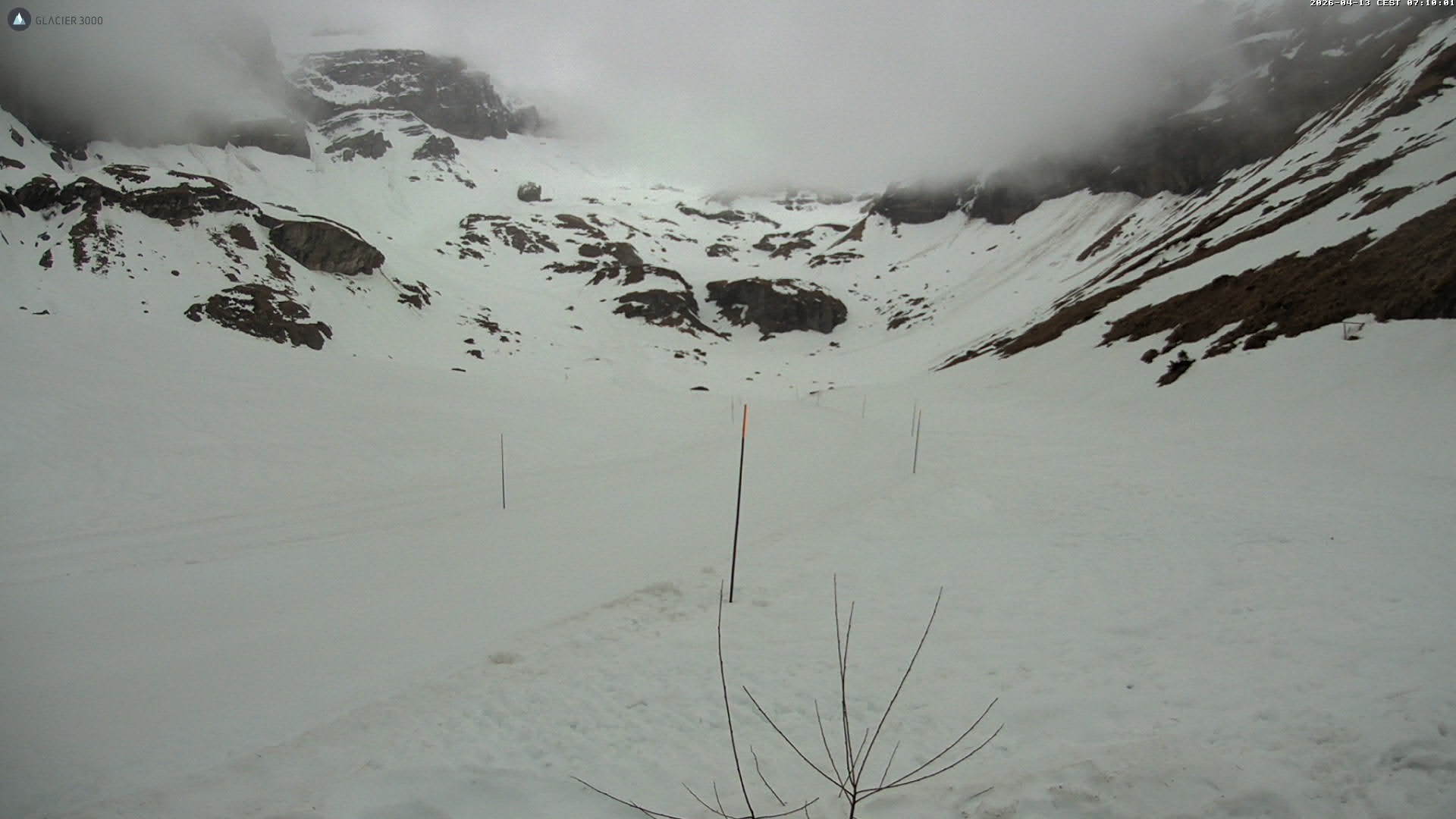 Archiv Foto Webcam Glacier 3000 Oldenalp – Oldenegg
