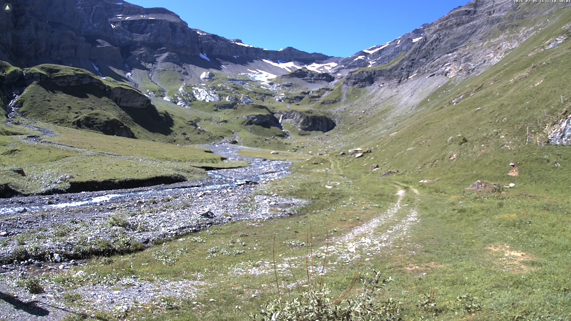 Archiv Foto Webcam Glacier 3000 Oldenalp – Oldenegg
