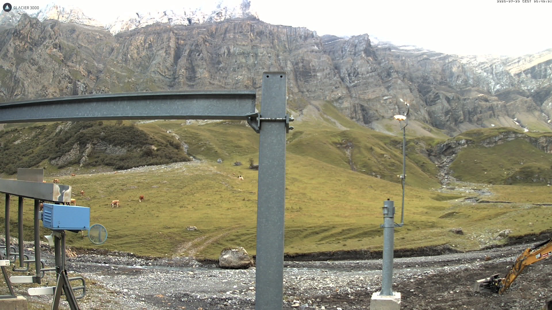Archiv Foto Webcam Glacier 3000 Oldenalp – Oldenegg