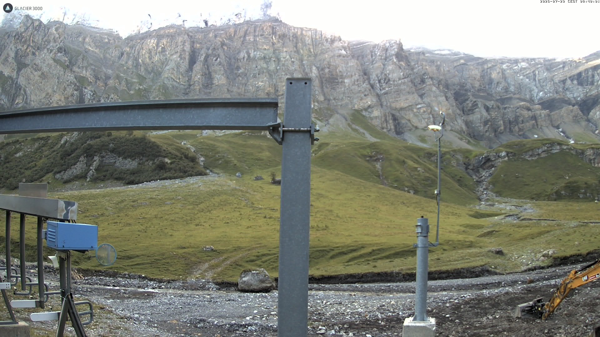 Archiv Foto Webcam Glacier 3000 Oldenalp – Oldenegg