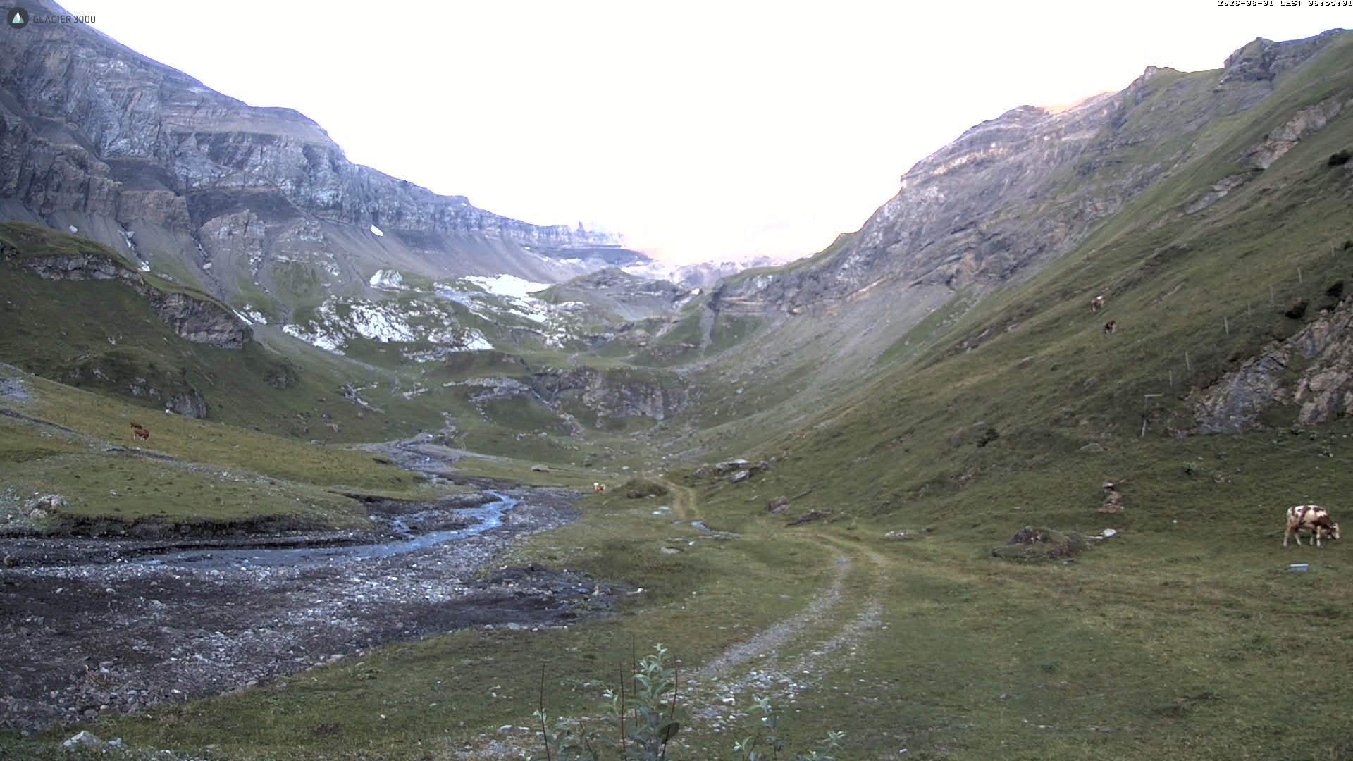 Archiv Foto Webcam Glacier 3000 Oldenalp – Oldenegg