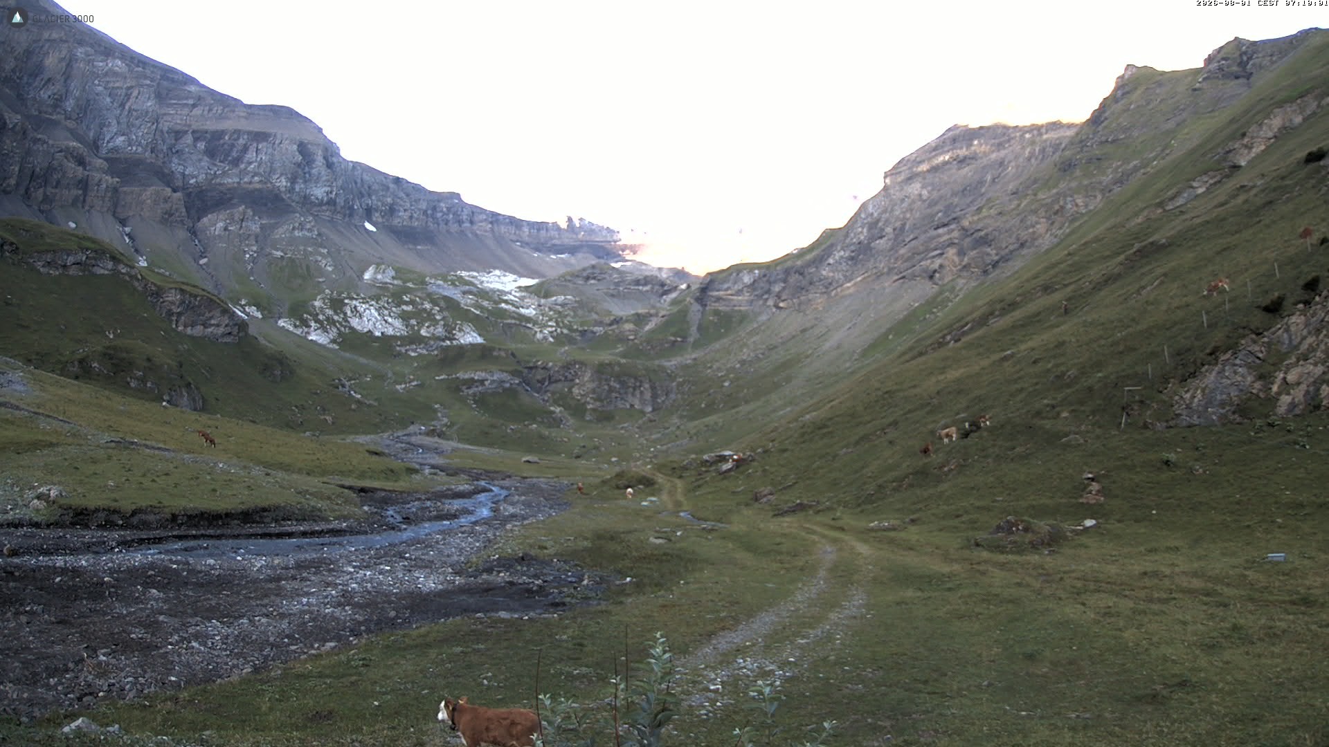 Archiv Foto Webcam Glacier 3000 Oldenalp – Oldenegg