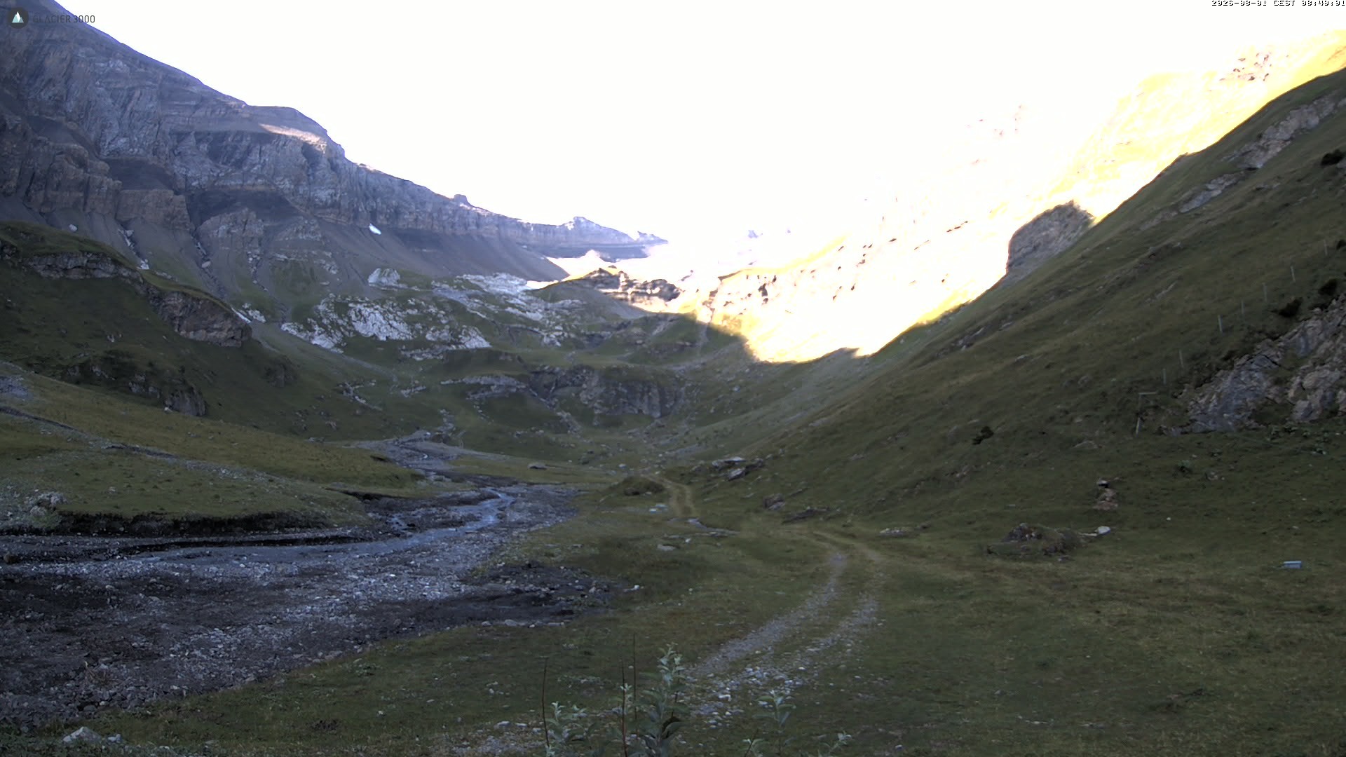 Archiv Foto Webcam Glacier 3000 Oldenalp – Oldenegg