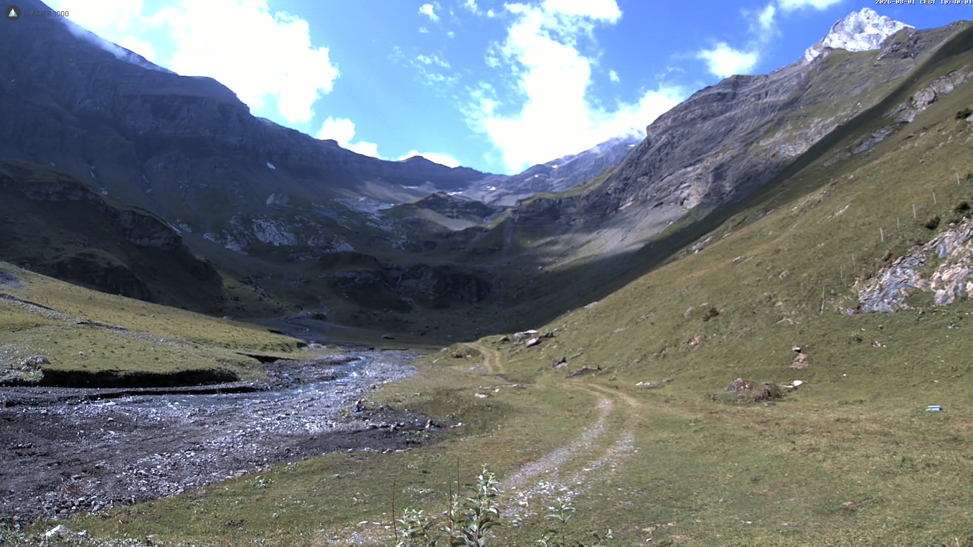 Archiv Foto Webcam Glacier 3000 Oldenalp – Oldenegg