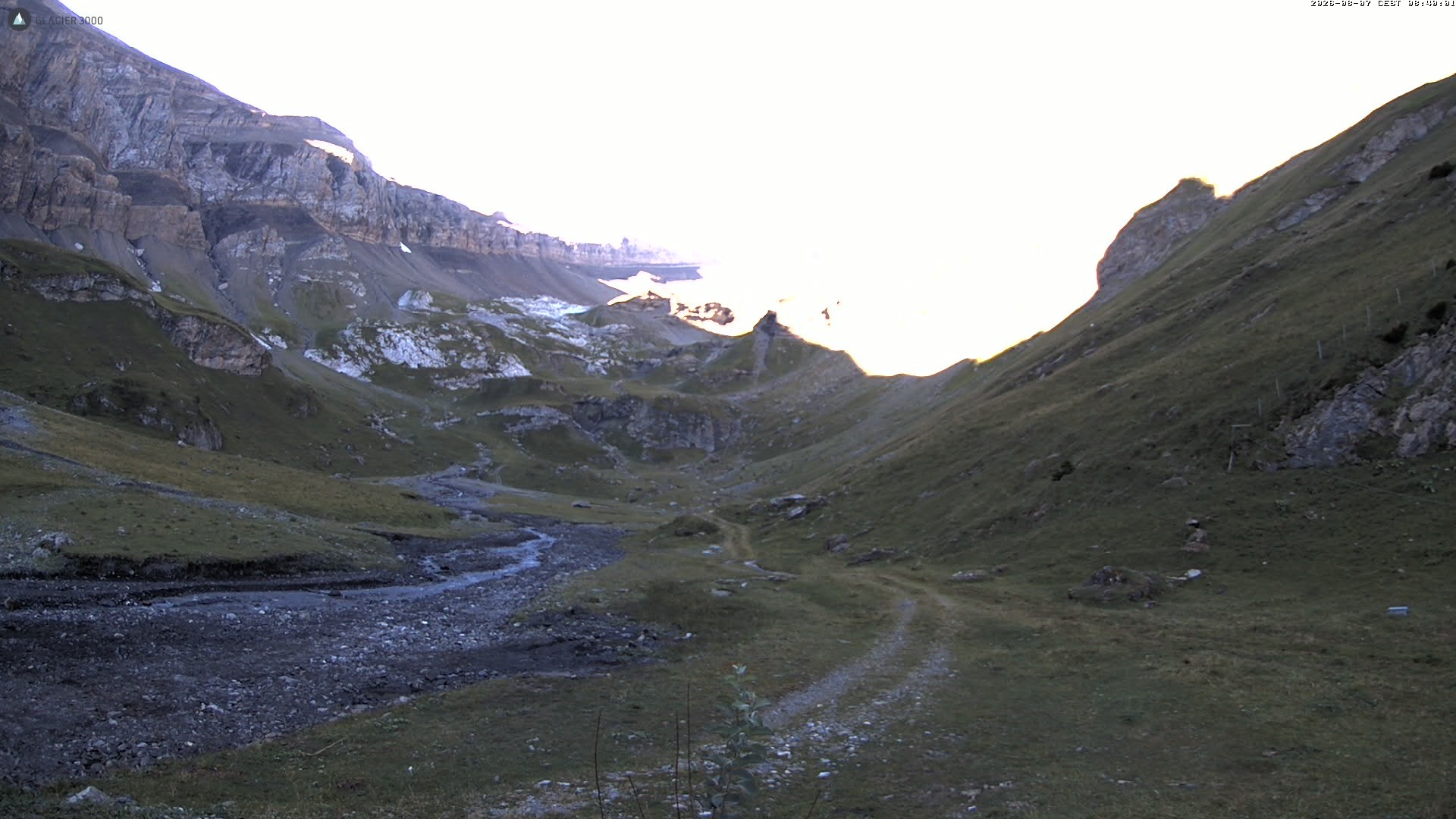 Archiv Foto Webcam Glacier 3000 Oldenalp – Oldenegg