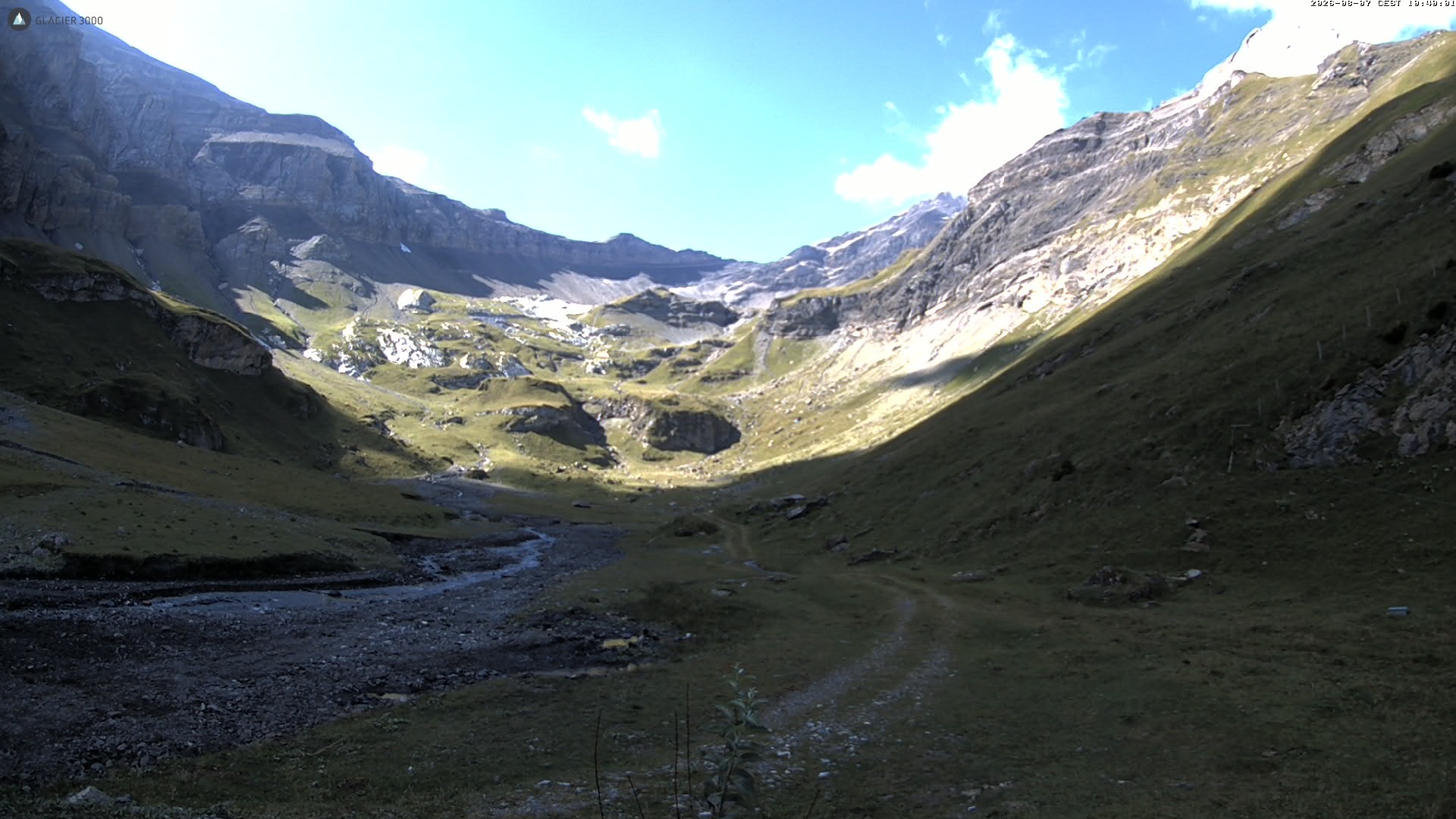 Archiv Foto Webcam Glacier 3000 Oldenalp – Oldenegg