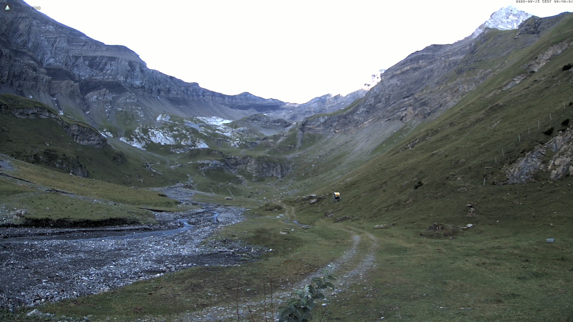 Archiv Foto Webcam Glacier 3000 Oldenalp – Oldenegg