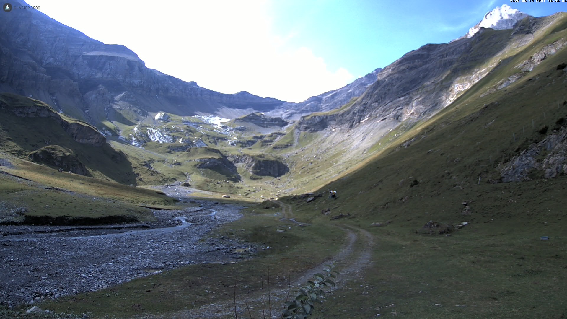 Archiv Foto Webcam Glacier 3000 Oldenalp – Oldenegg