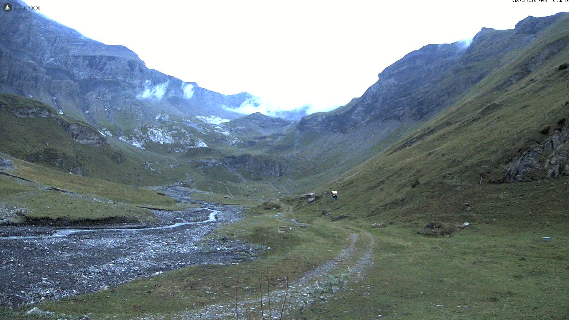Archiv Foto Webcam Glacier 3000 Oldenalp – Oldenegg