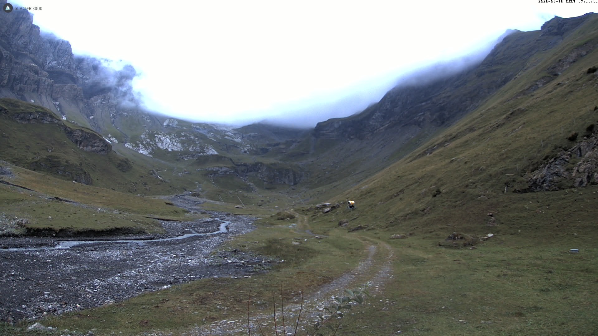 Archiv Foto Webcam Glacier 3000 Oldenalp – Oldenegg