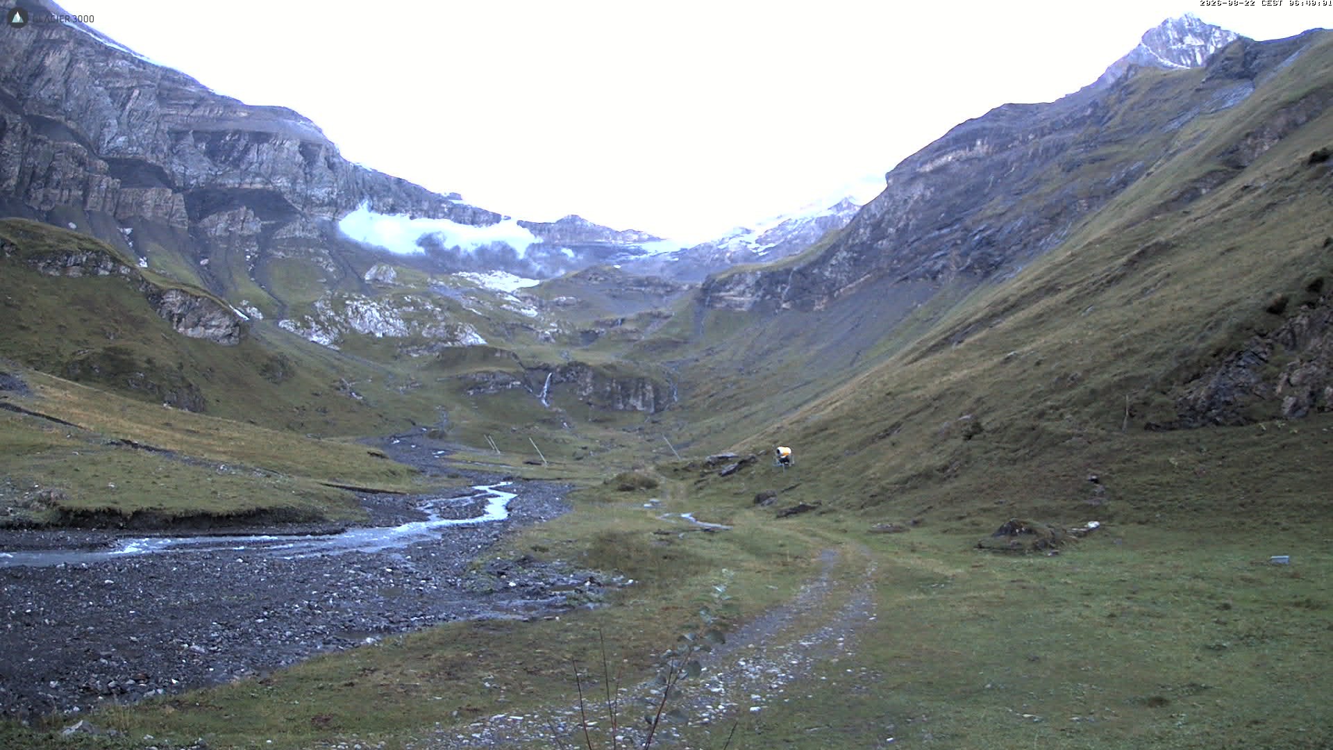 Archiv Foto Webcam Glacier 3000 Oldenalp – Oldenegg