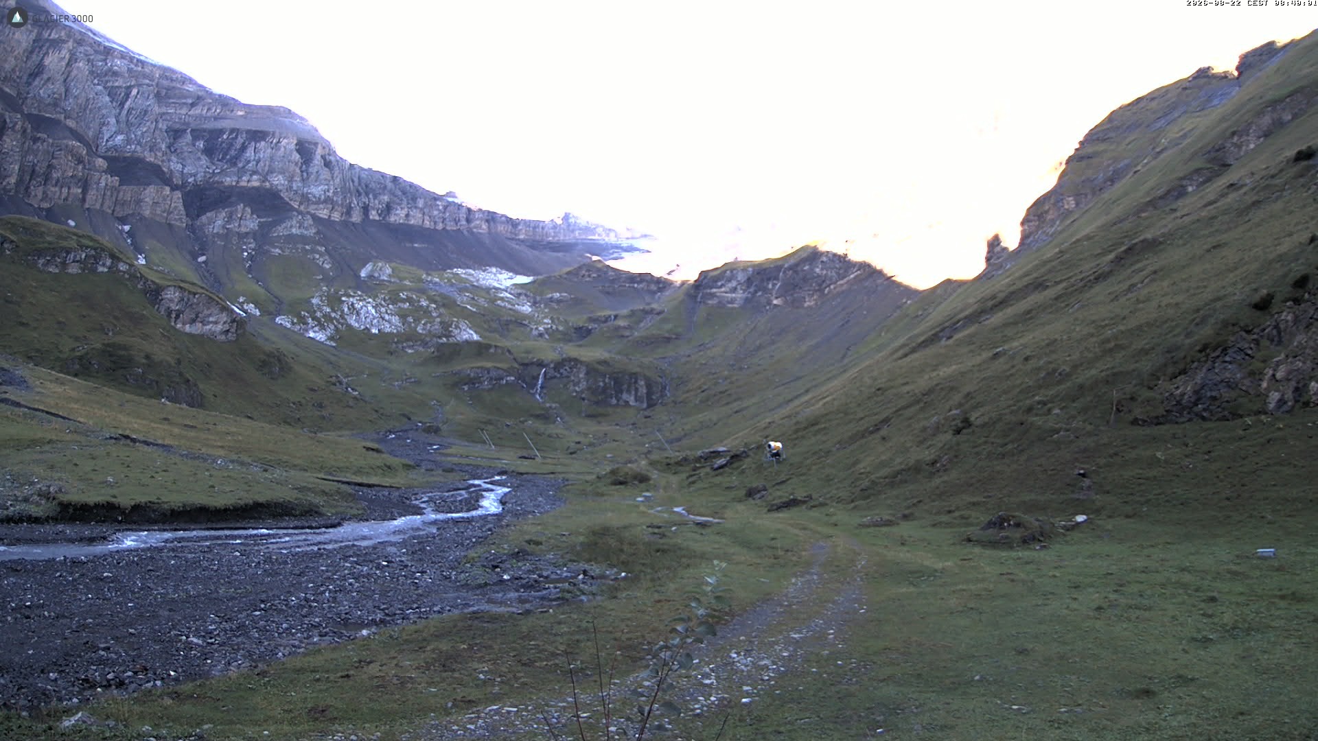 Archiv Foto Webcam Glacier 3000 Oldenalp – Oldenegg