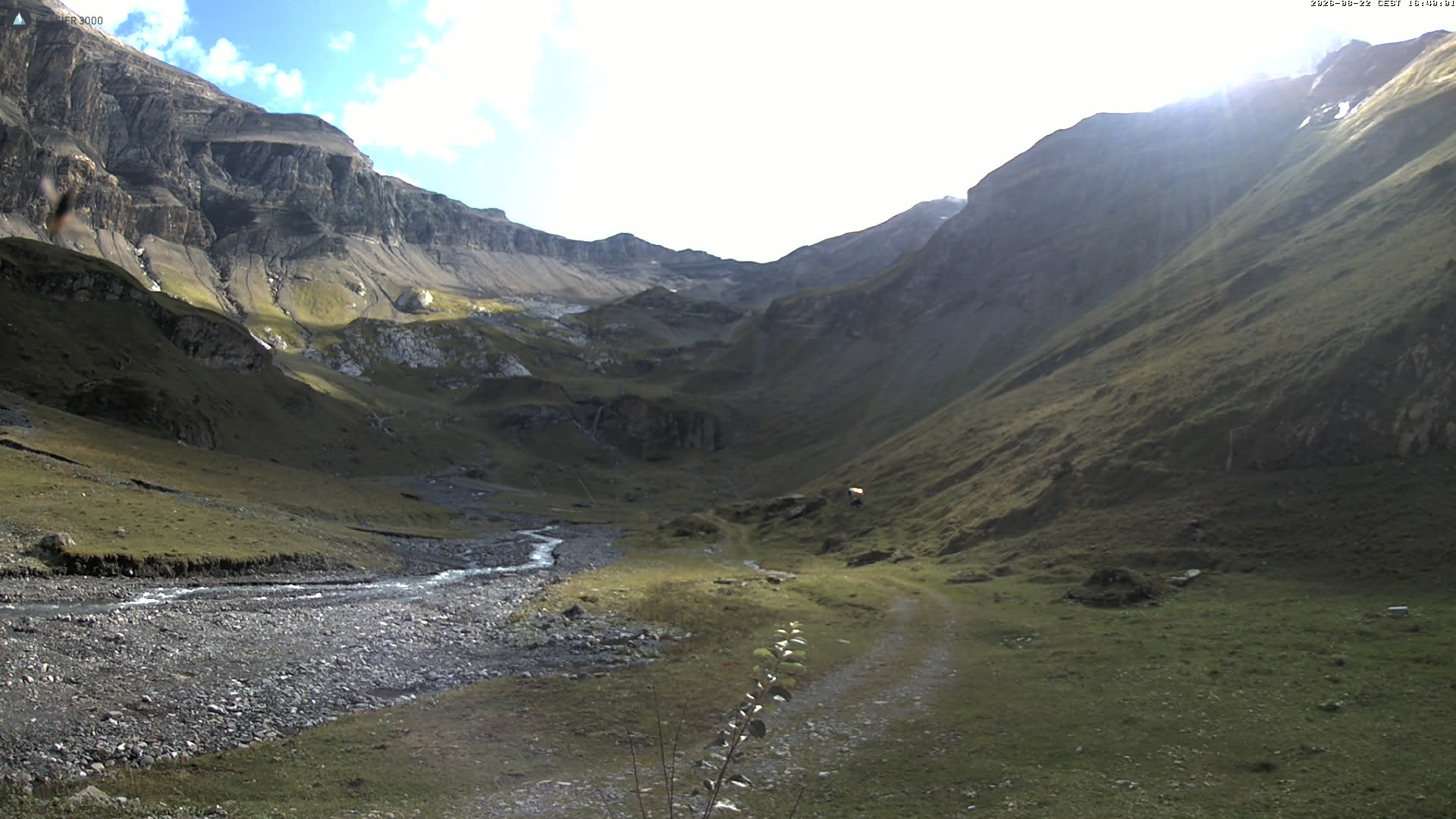 Archiv Foto Webcam Glacier 3000 Oldenalp – Oldenegg