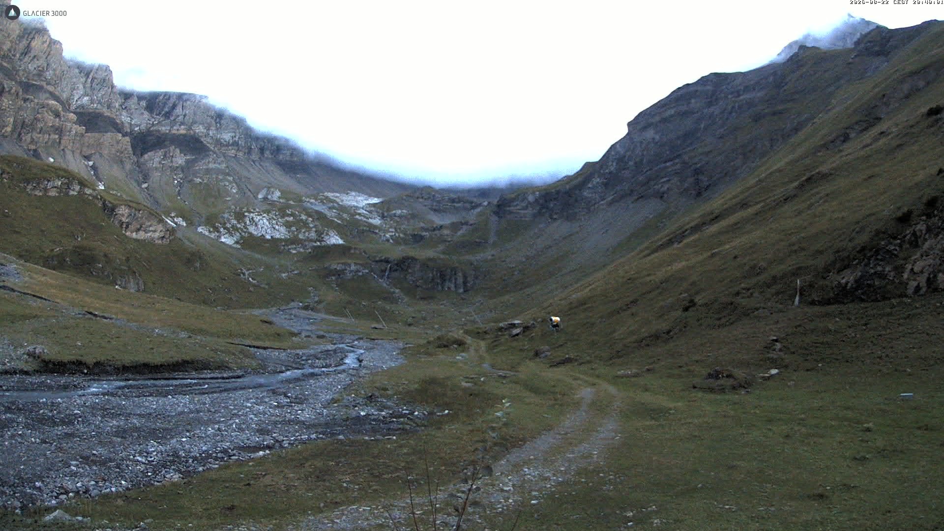 Archiv Foto Webcam Glacier 3000 Oldenalp – Oldenegg