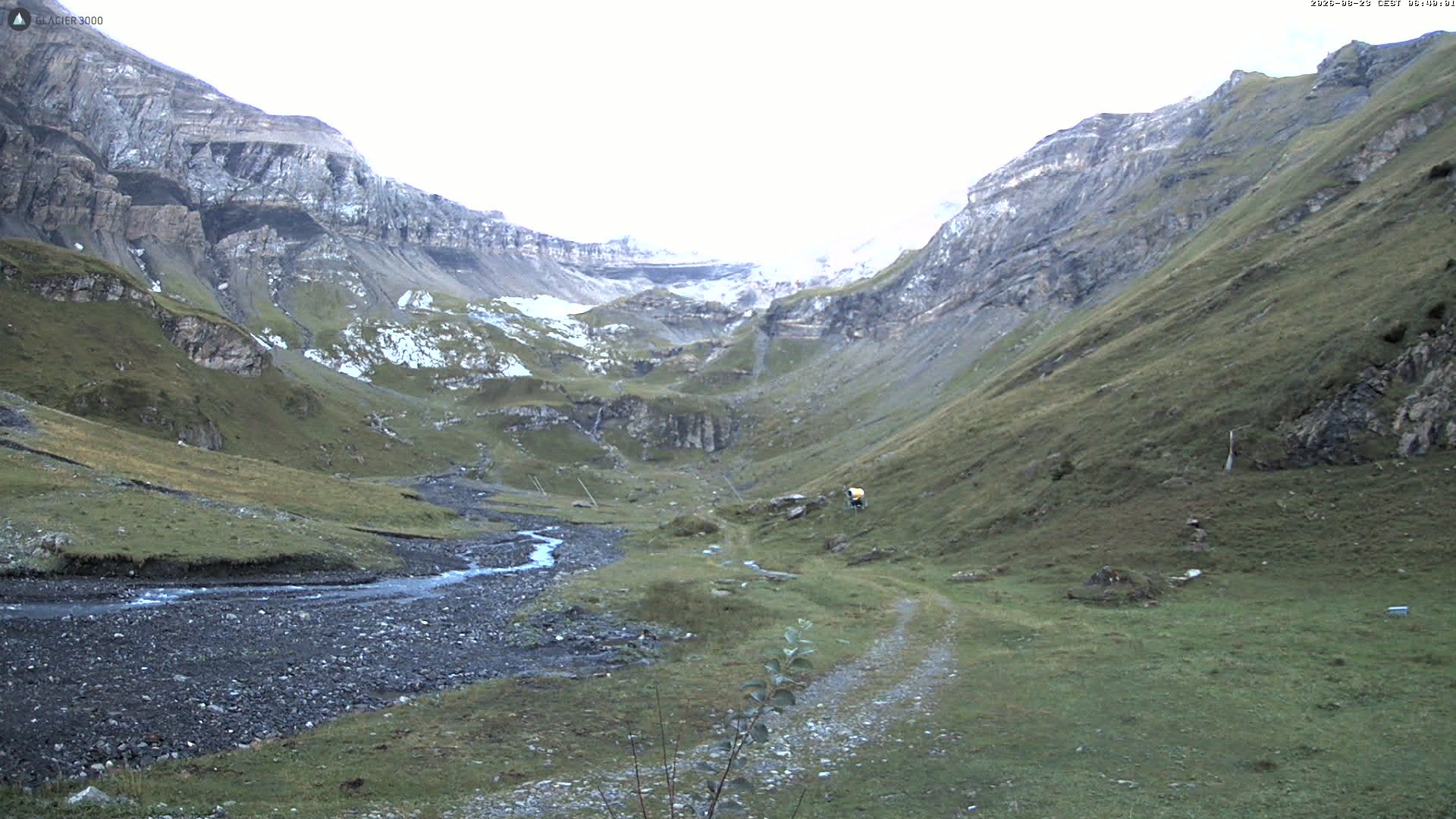 Archiv Foto Webcam Glacier 3000 Oldenalp – Oldenegg