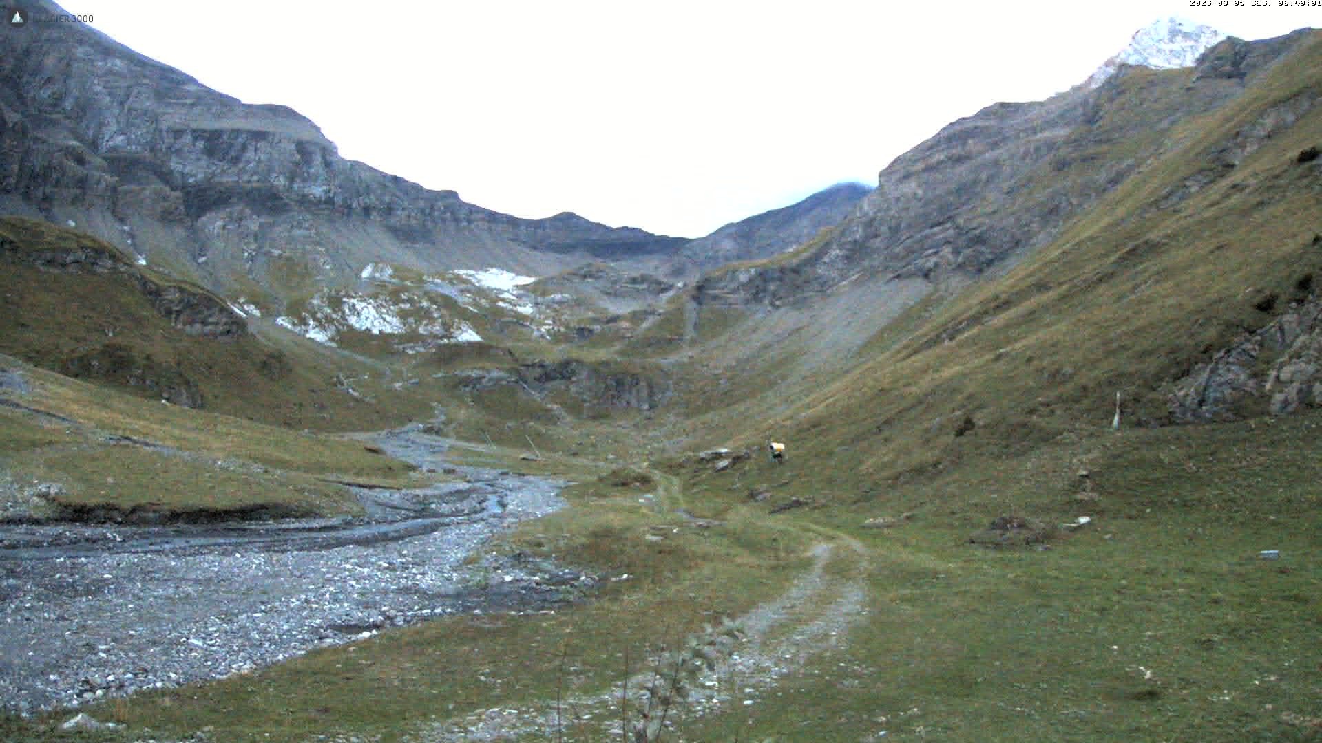 Archiv Foto Webcam Glacier 3000 Oldenalp – Oldenegg