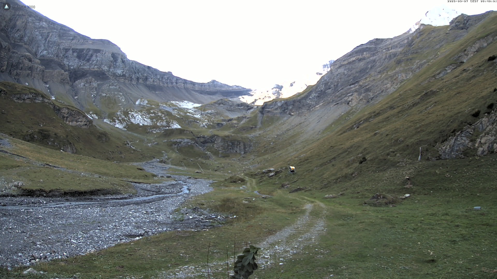 Archiv Foto Webcam Glacier 3000 Oldenalp – Oldenegg