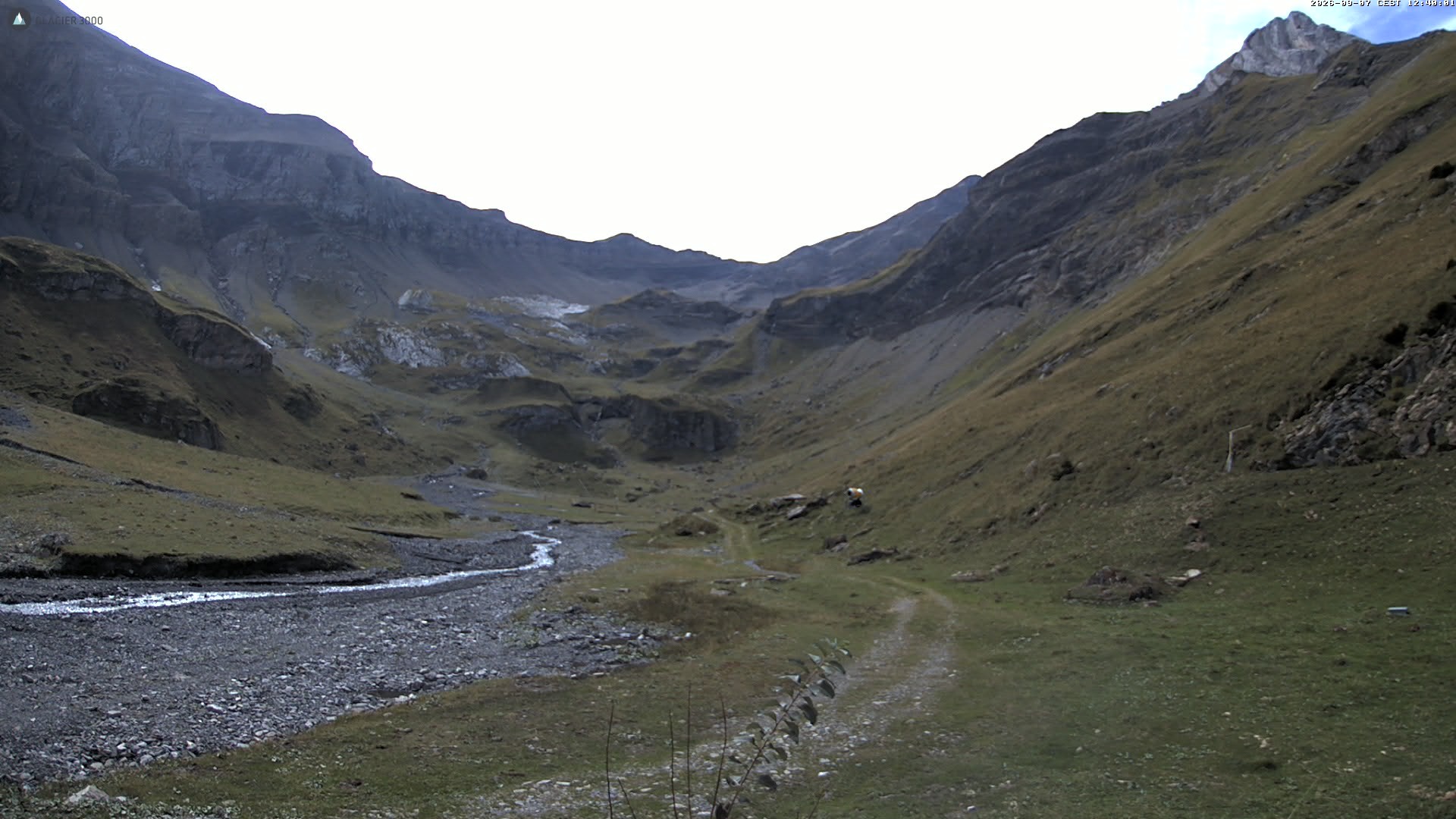 Archiv Foto Webcam Glacier 3000 Oldenalp – Oldenegg