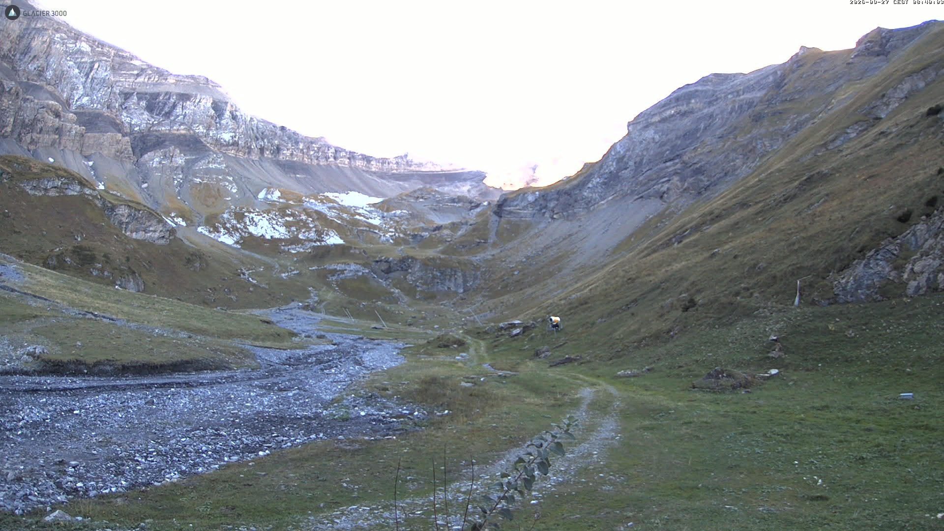 Archiv Foto Webcam Glacier 3000 Oldenalp – Oldenegg
