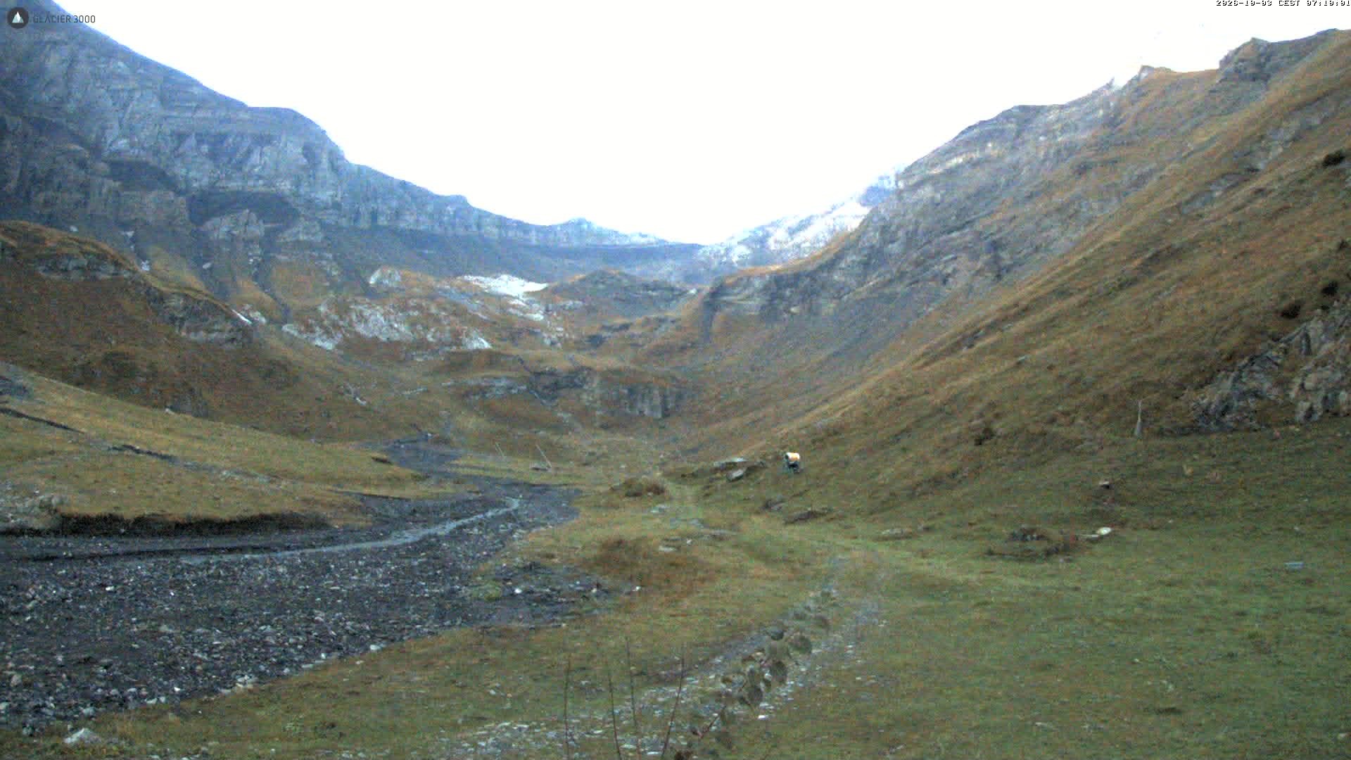 Archiv Foto Webcam Glacier 3000 Oldenalp – Oldenegg