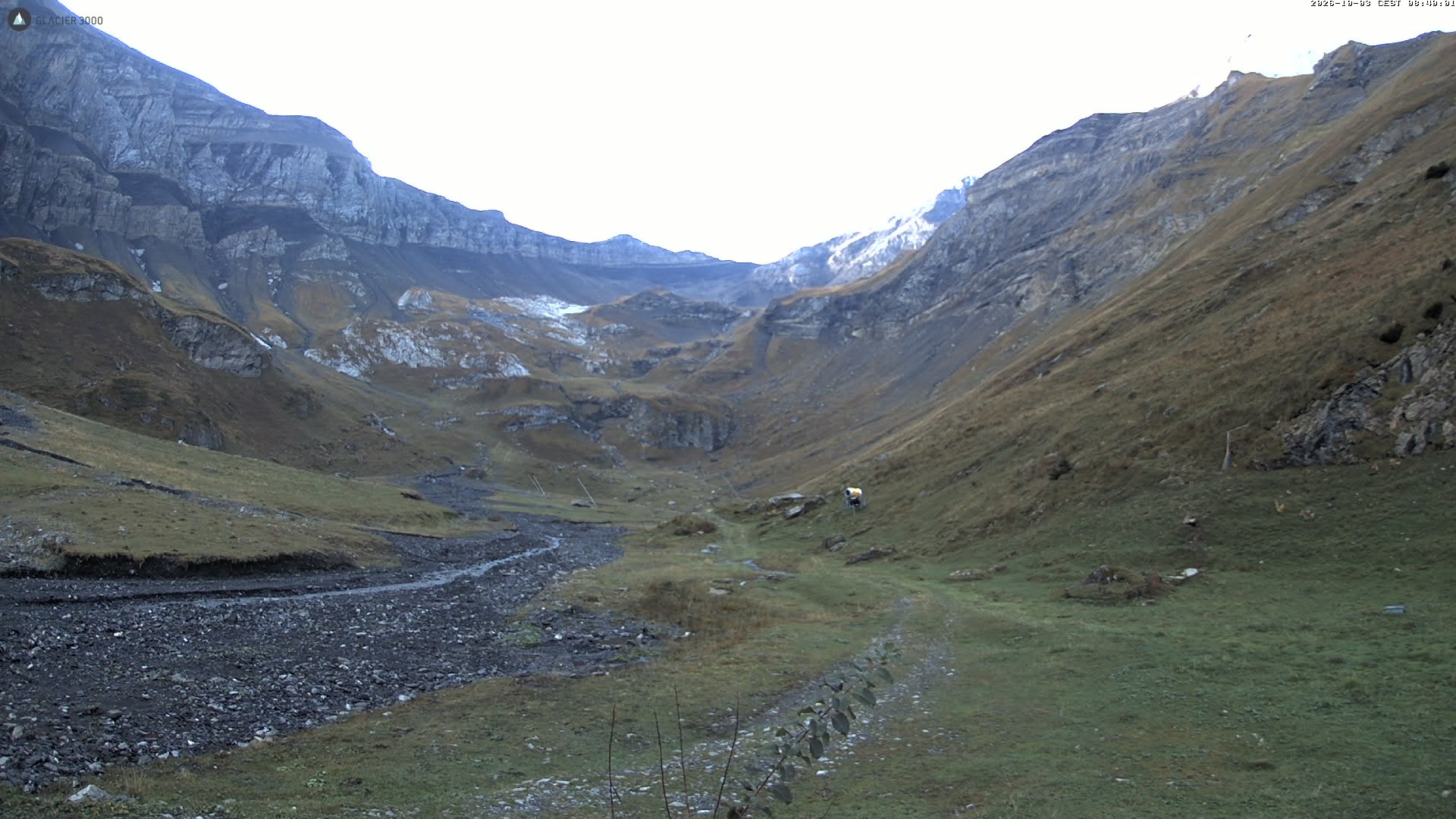 Archiv Foto Webcam Glacier 3000 Oldenalp – Oldenegg