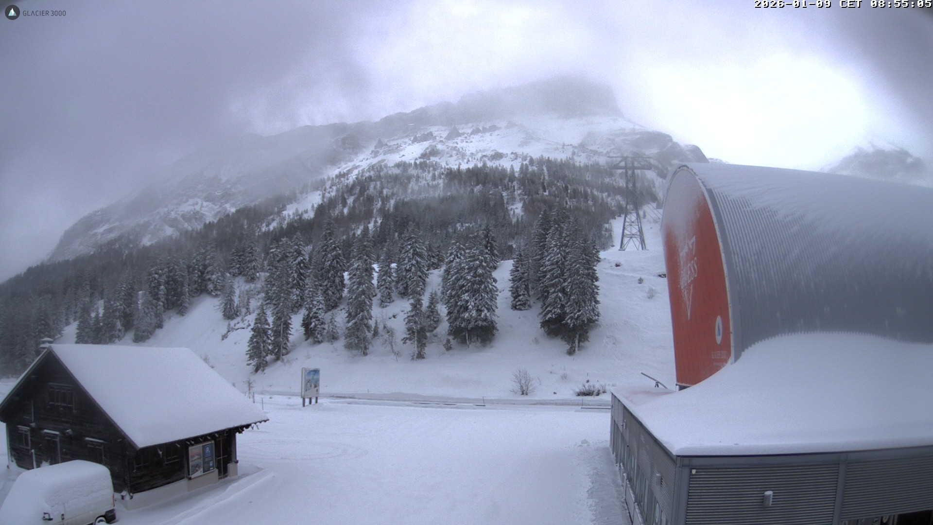 Archived image Webcam Glacier 3000: Col du Pillon