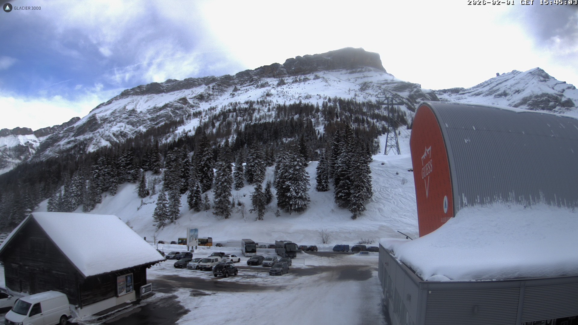 Archiv Foto Webcam Glacier 3000: Col du Pillon Talstation