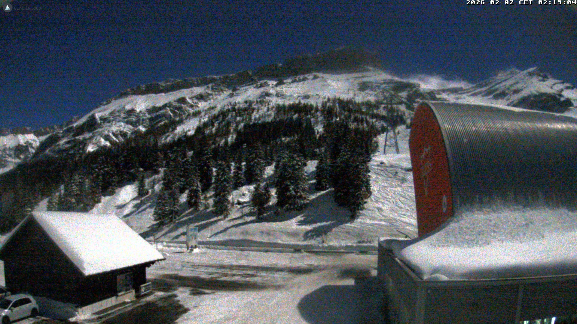 Archiv Foto Webcam Glacier 3000: Col du Pillon Talstation