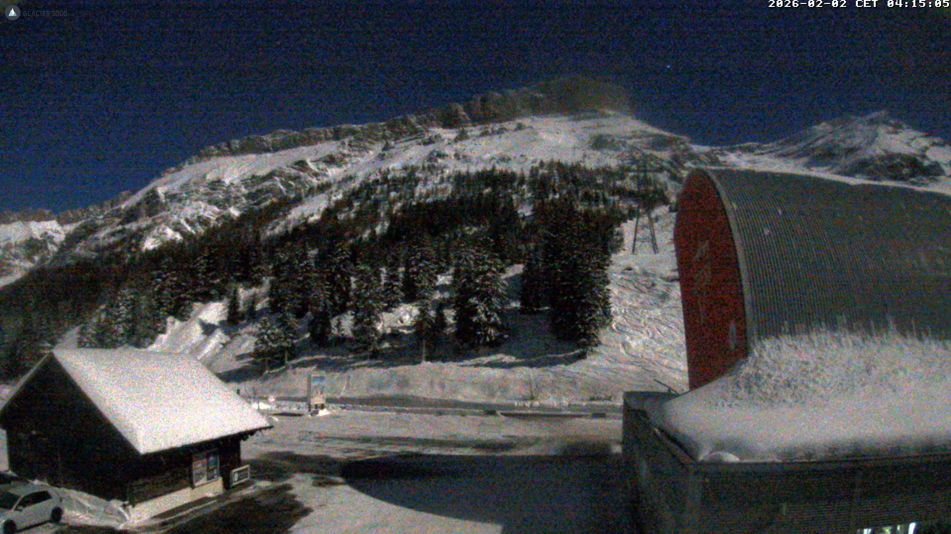 Archiv Foto Webcam Glacier 3000: Col du Pillon Talstation