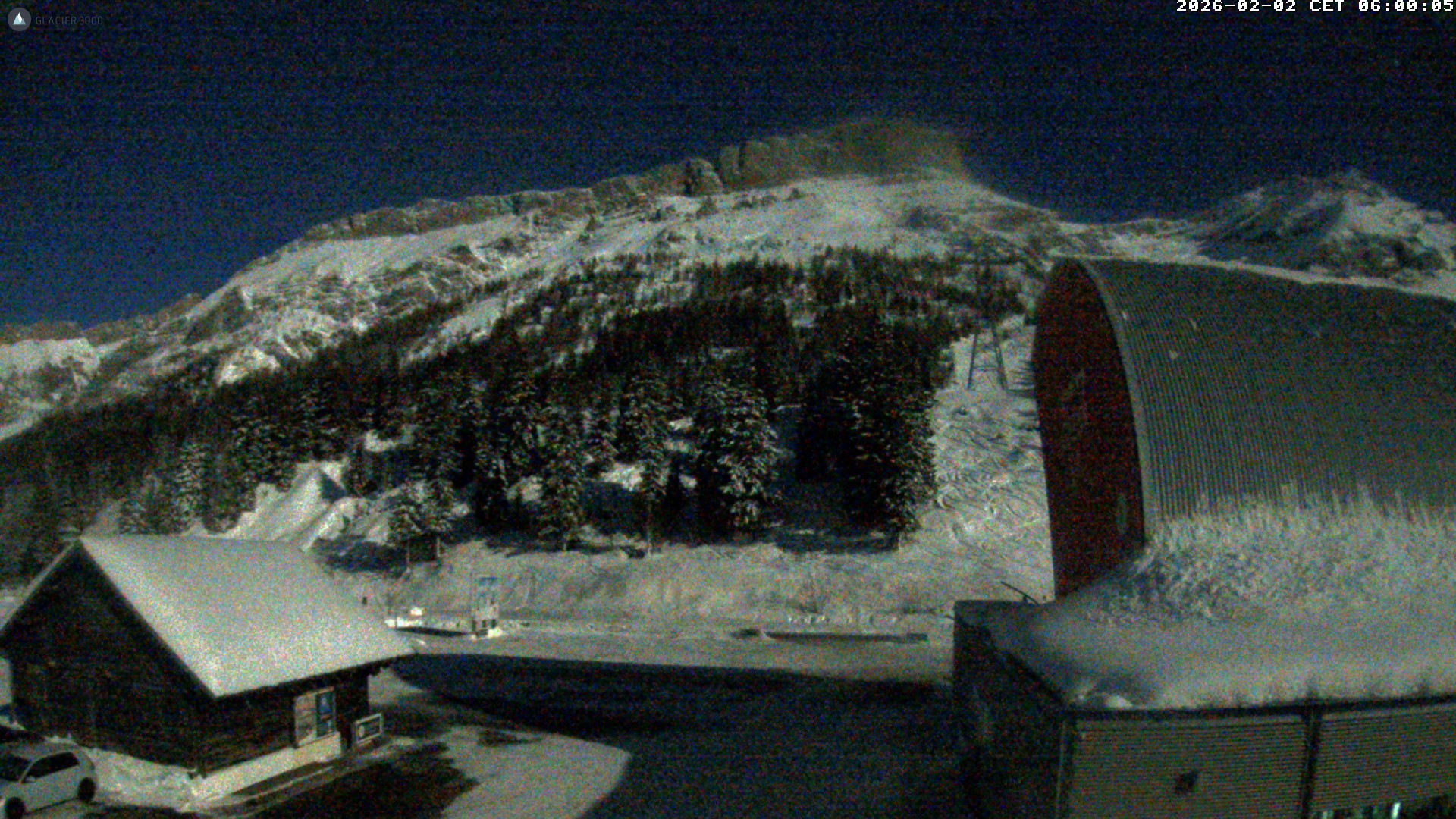 Archiv Foto Webcam Glacier 3000: Col du Pillon Talstation