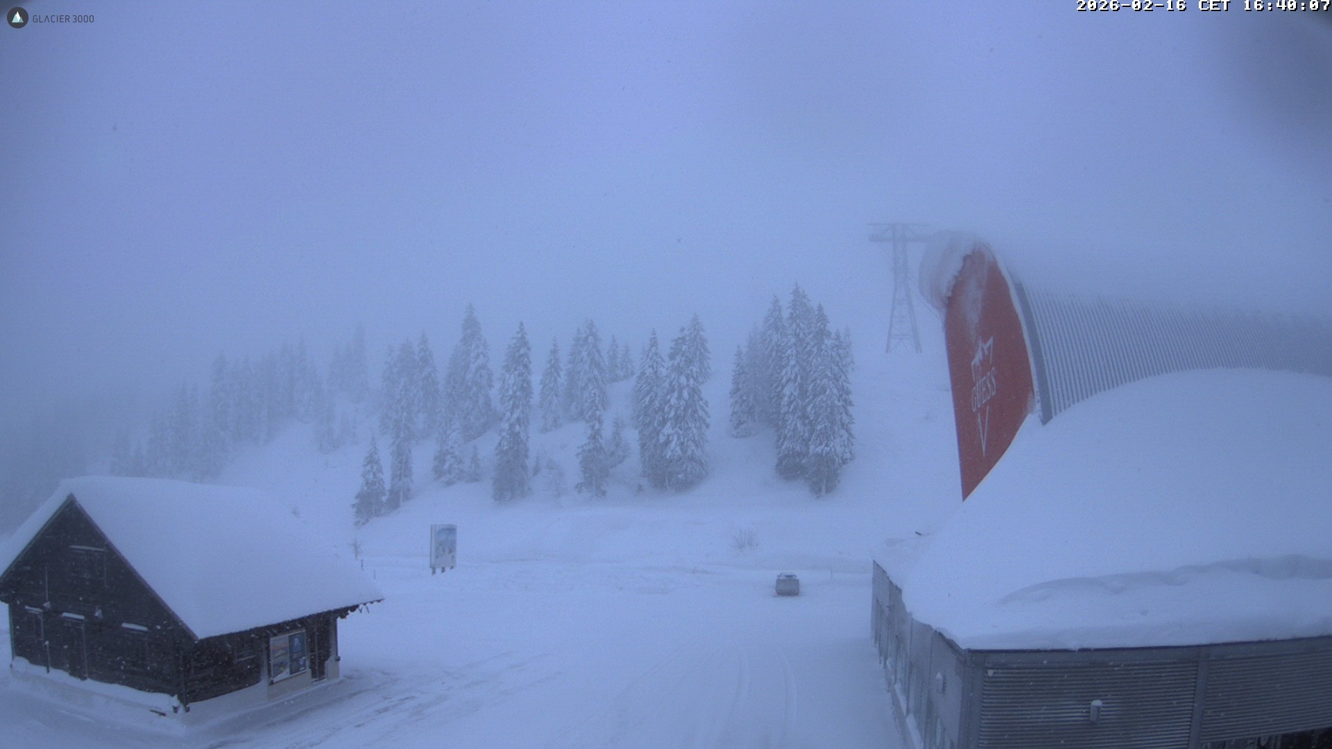 Archiv Foto Webcam Glacier 3000: Col du Pillon Talstation