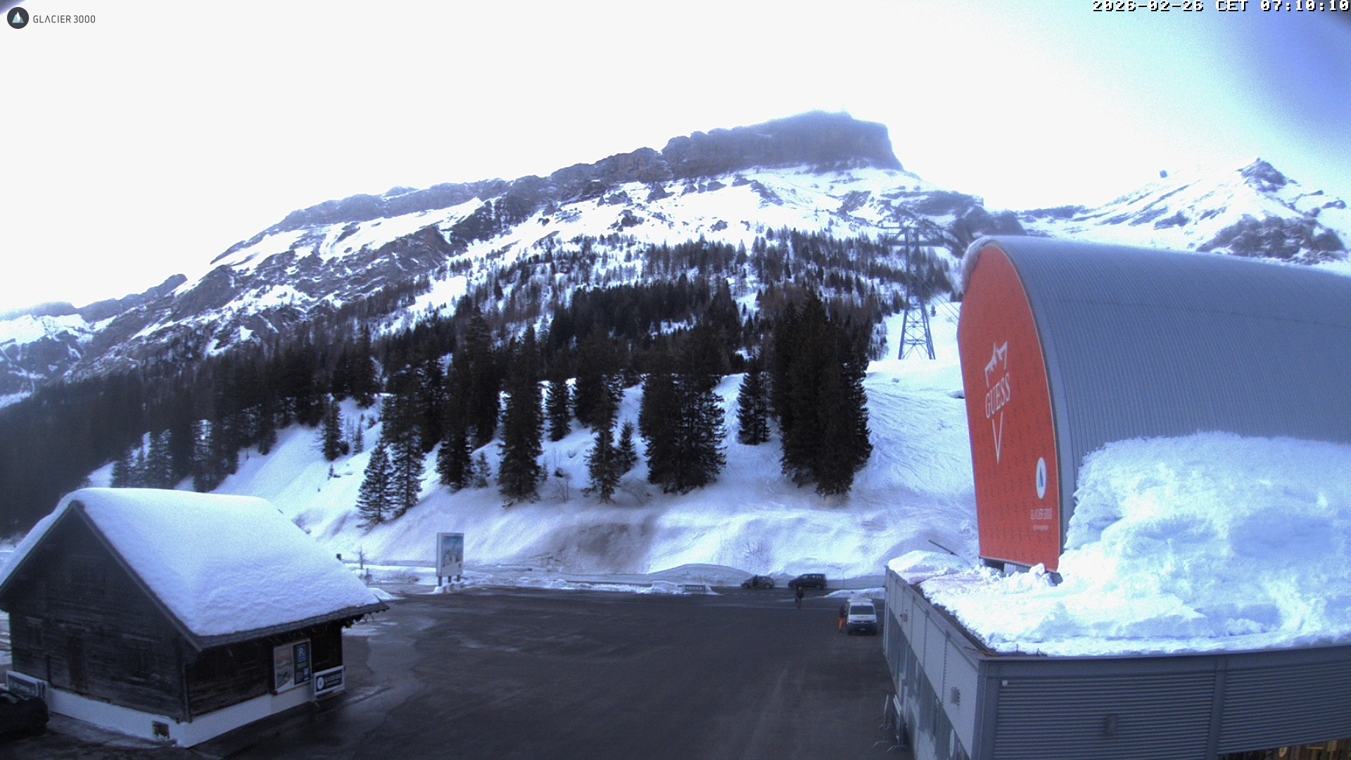 Archiv Foto Webcam Glacier 3000: Col du Pillon Talstation