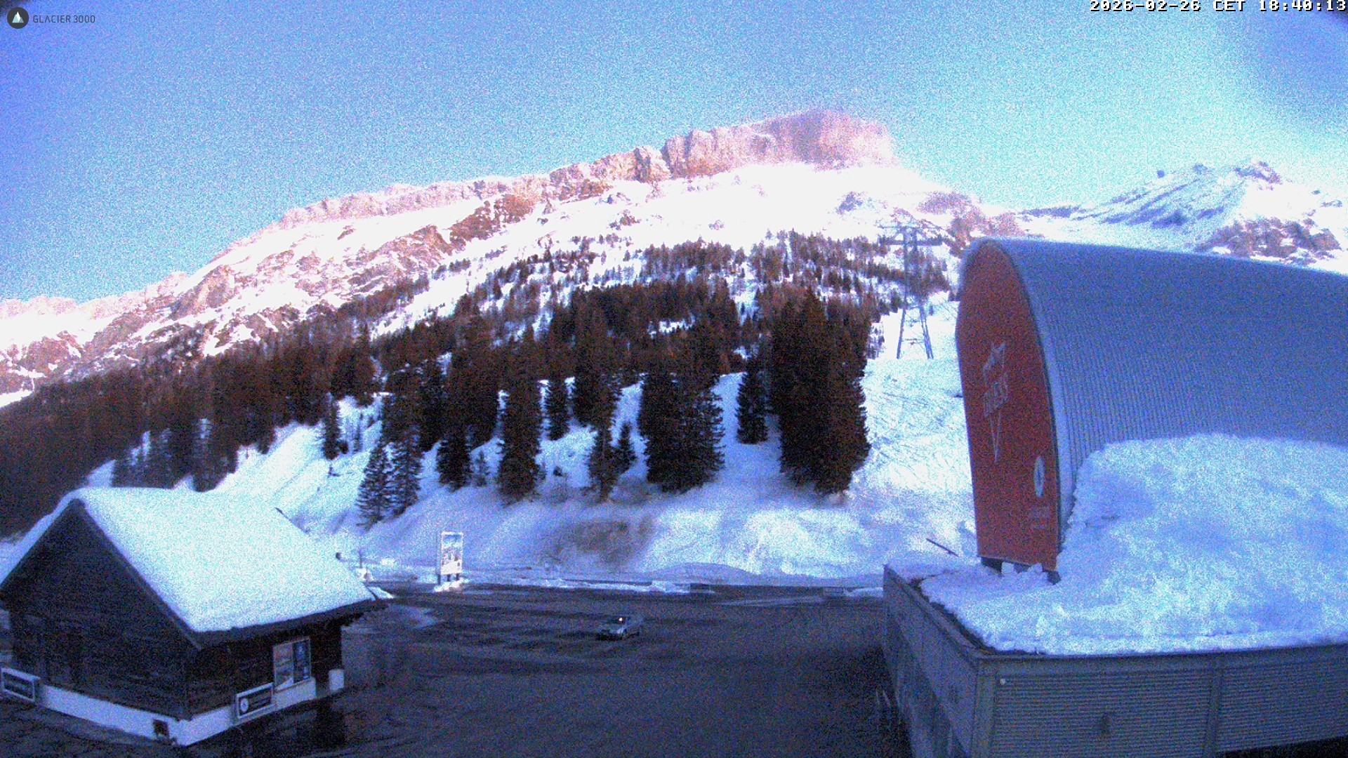 Archived image Webcam Glacier 3000: Col du Pillon