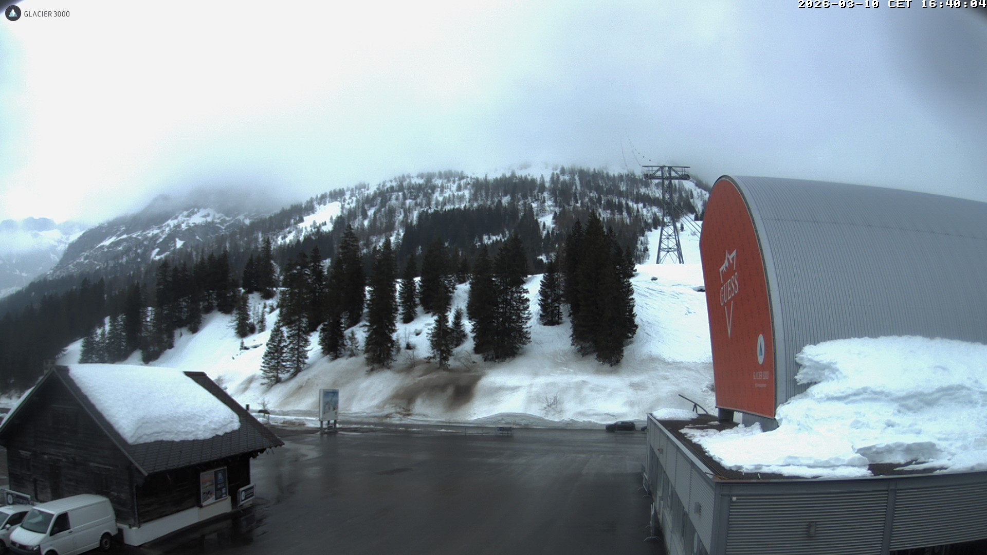 Archived image Webcam Glacier 3000: Col du Pillon