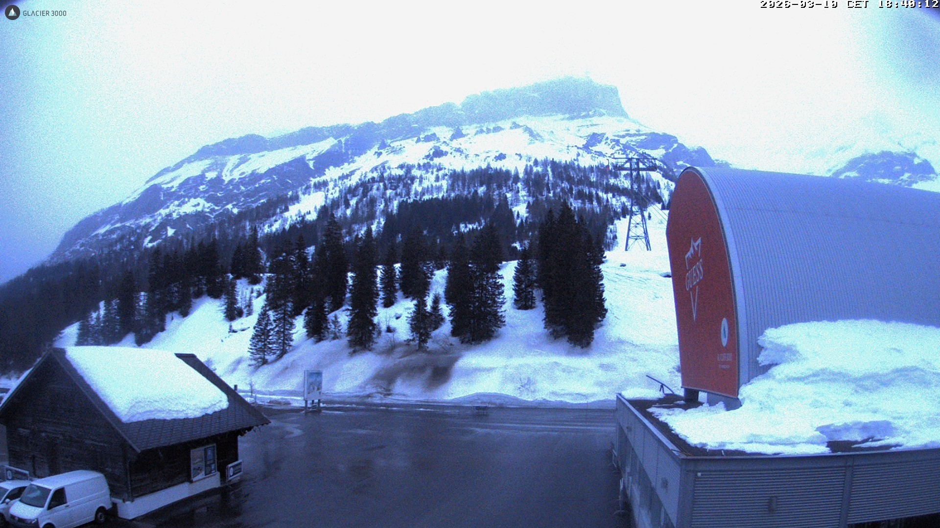 Archived image Webcam Glacier 3000: Col du Pillon