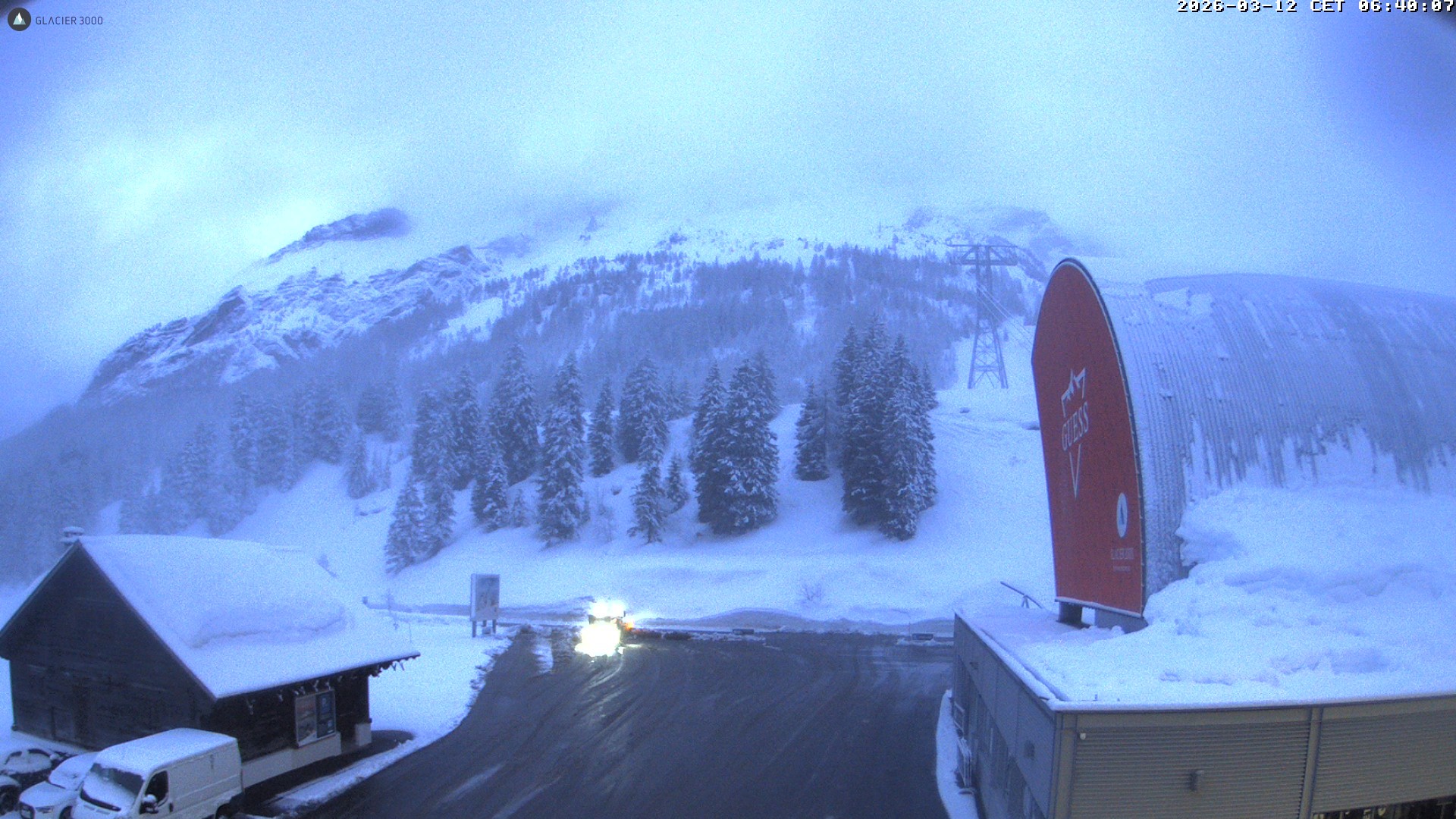 Archiv Foto Webcam Glacier 3000: Col du Pillon Talstation