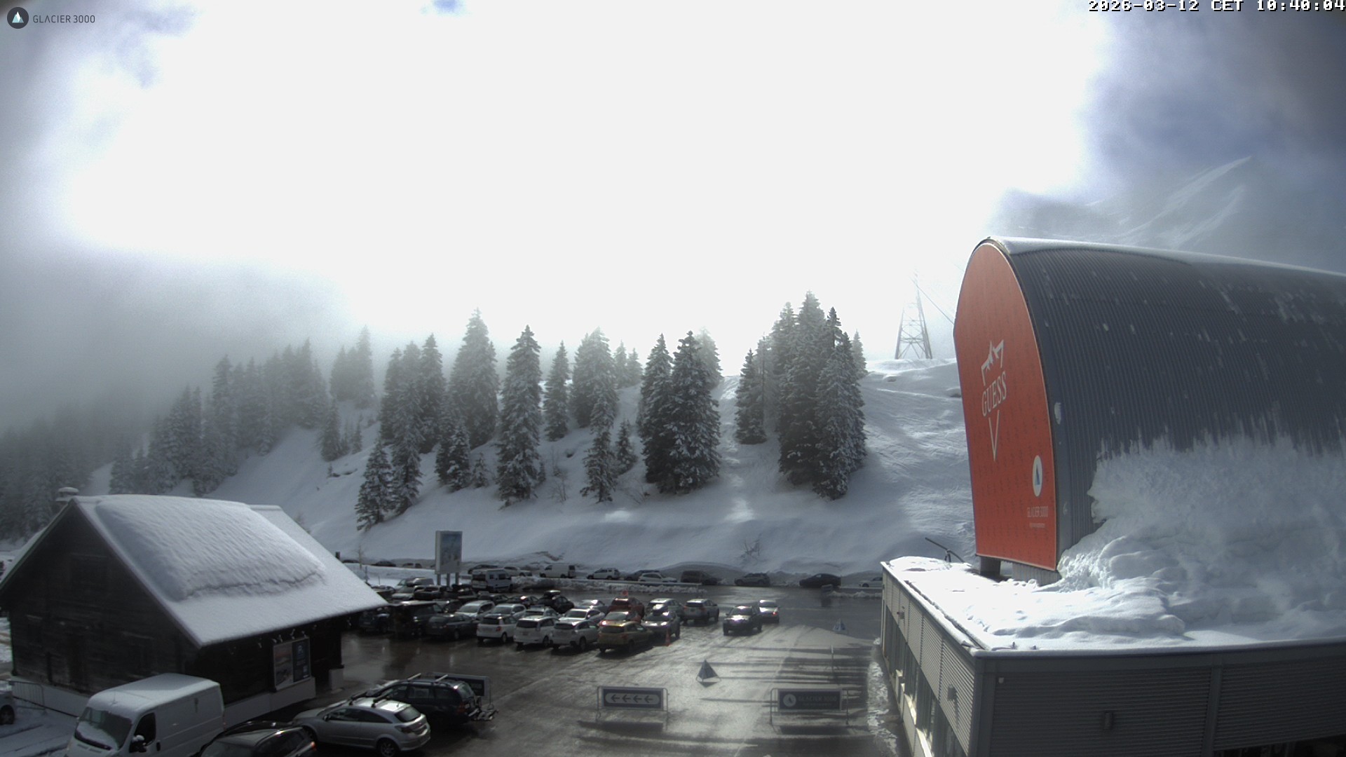 Archiv Foto Webcam Glacier 3000: Col du Pillon Talstation