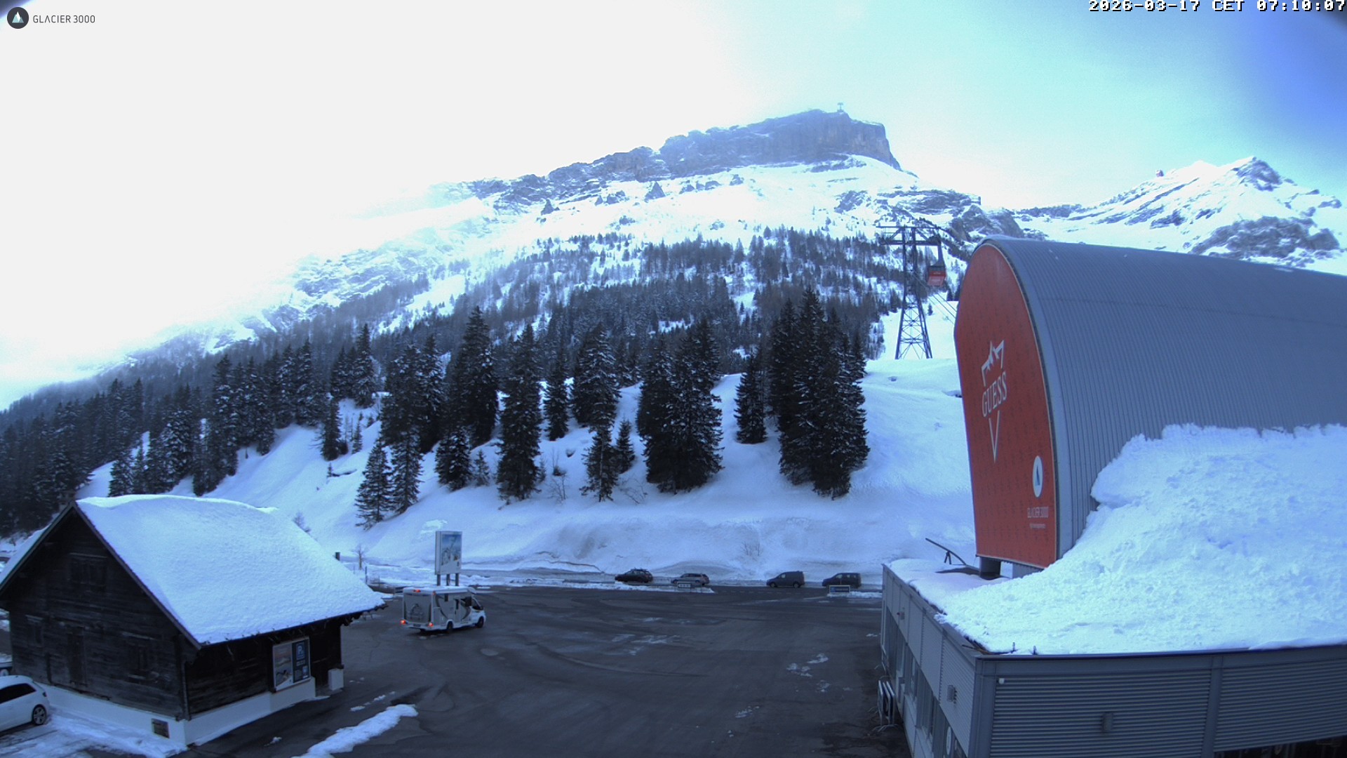 Archived image Webcam Glacier 3000: Col du Pillon