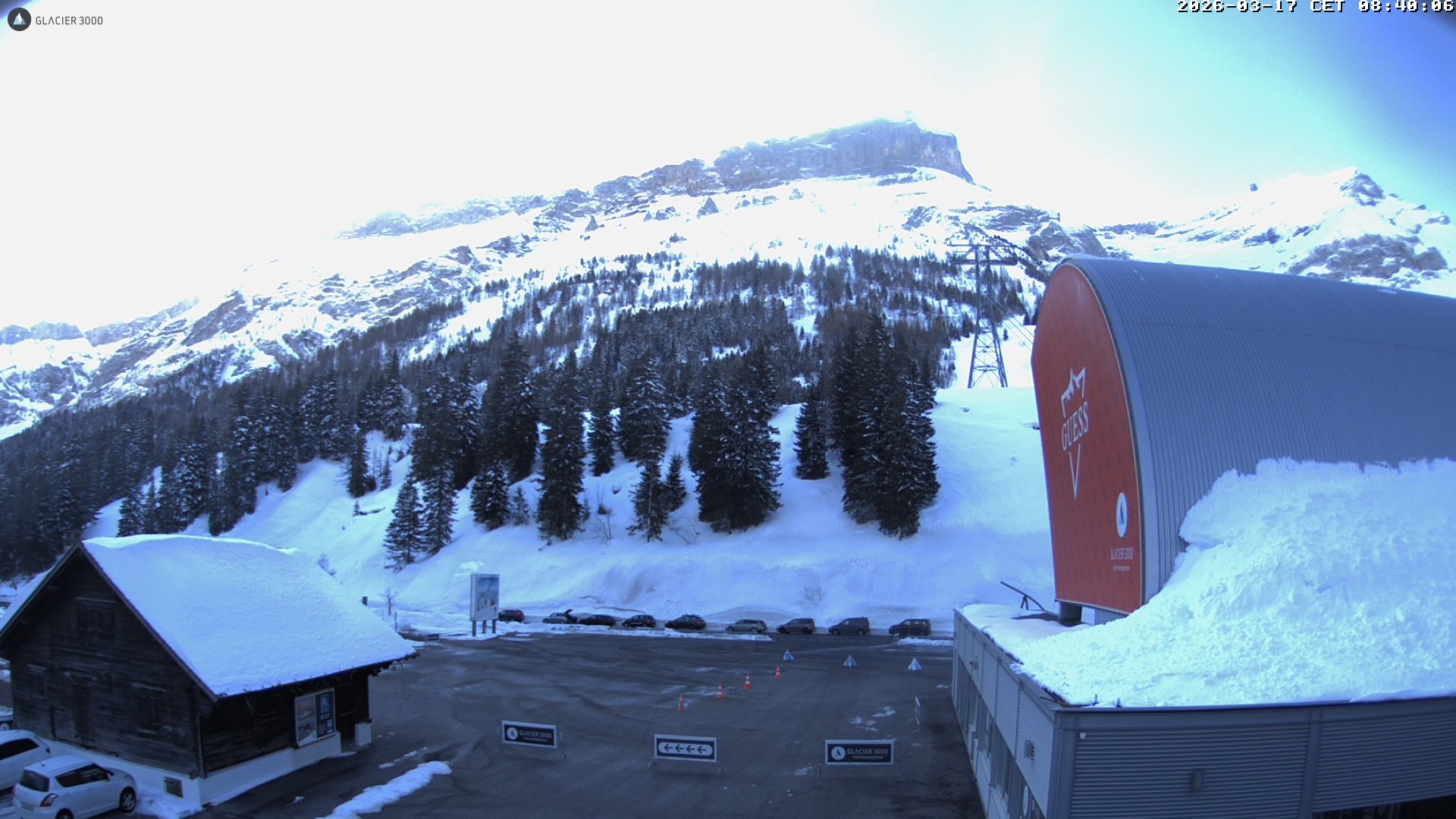 Archived image Webcam Glacier 3000: Col du Pillon