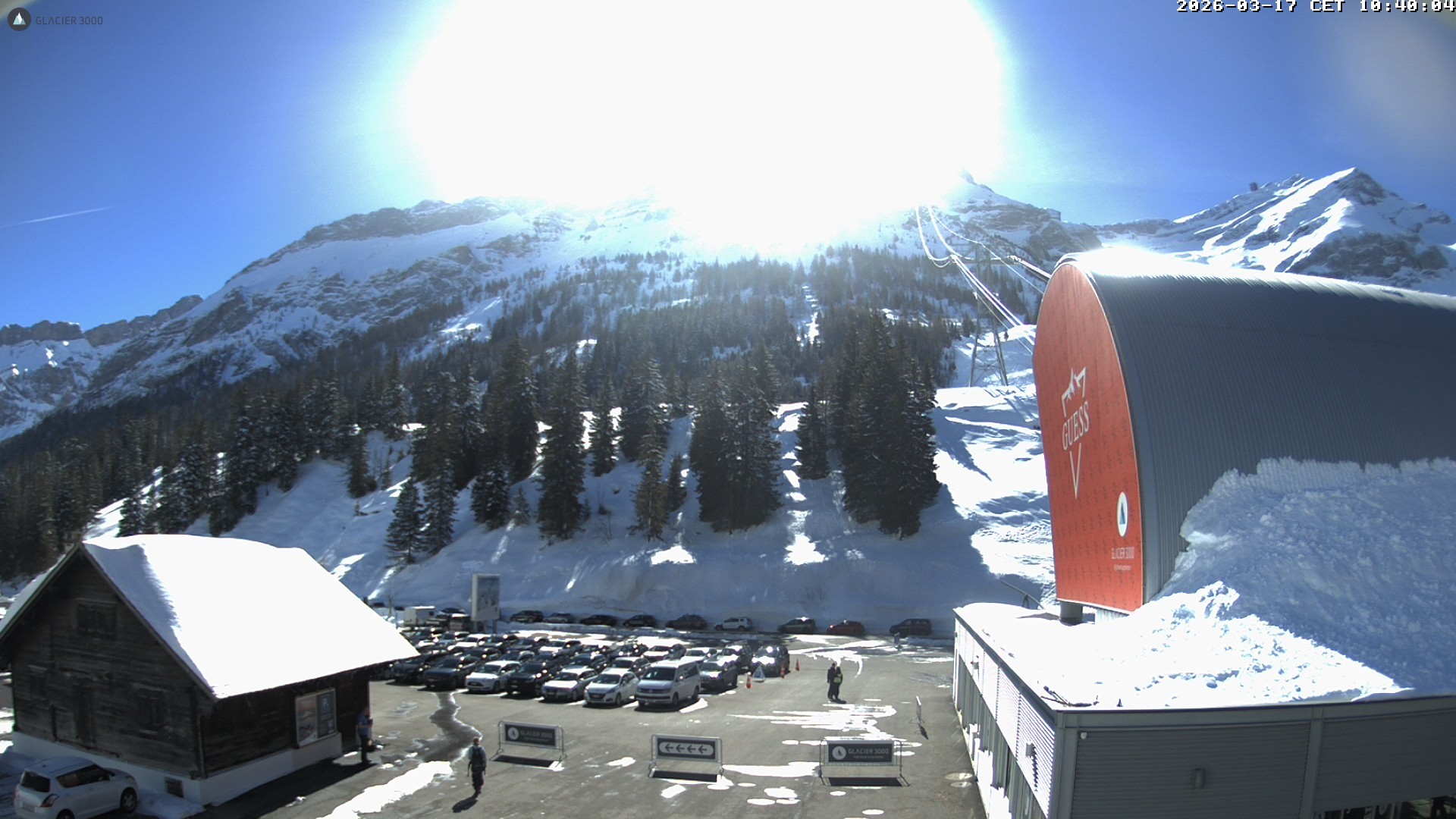 Archived image Webcam Glacier 3000: Col du Pillon