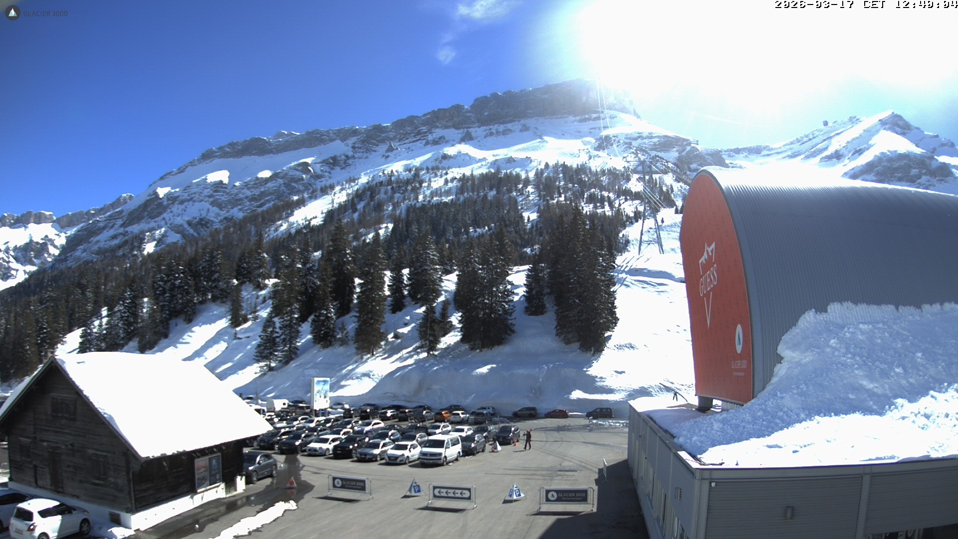 Archived image Webcam Glacier 3000: Col du Pillon