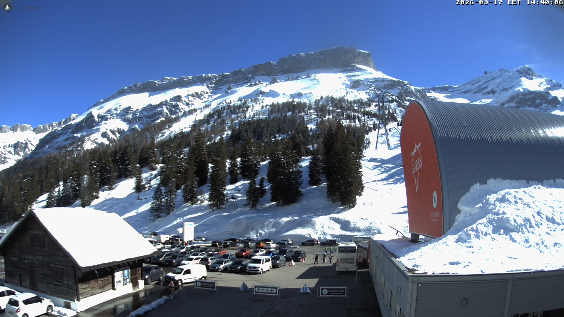 Archived image Webcam Glacier 3000: Col du Pillon