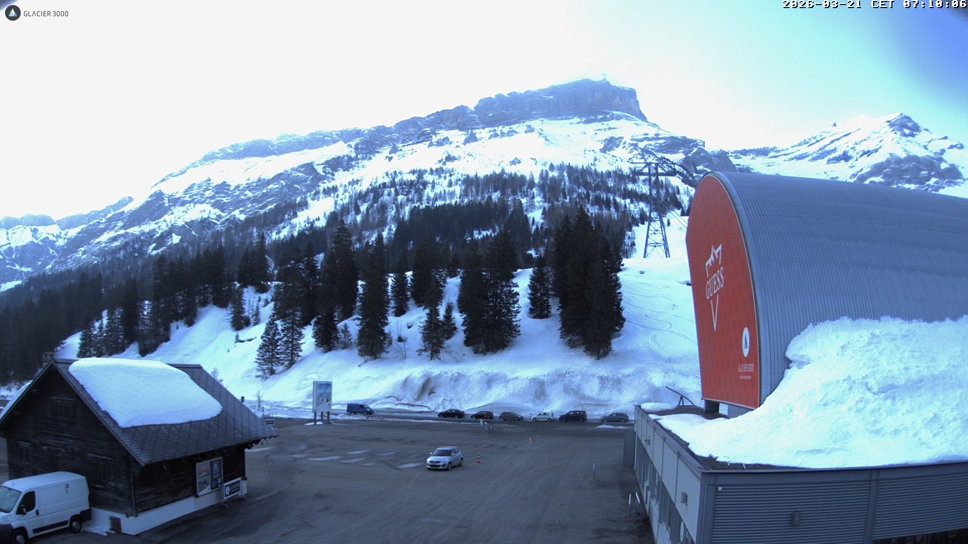 Archiv Foto Webcam Glacier 3000: Col du Pillon Talstation