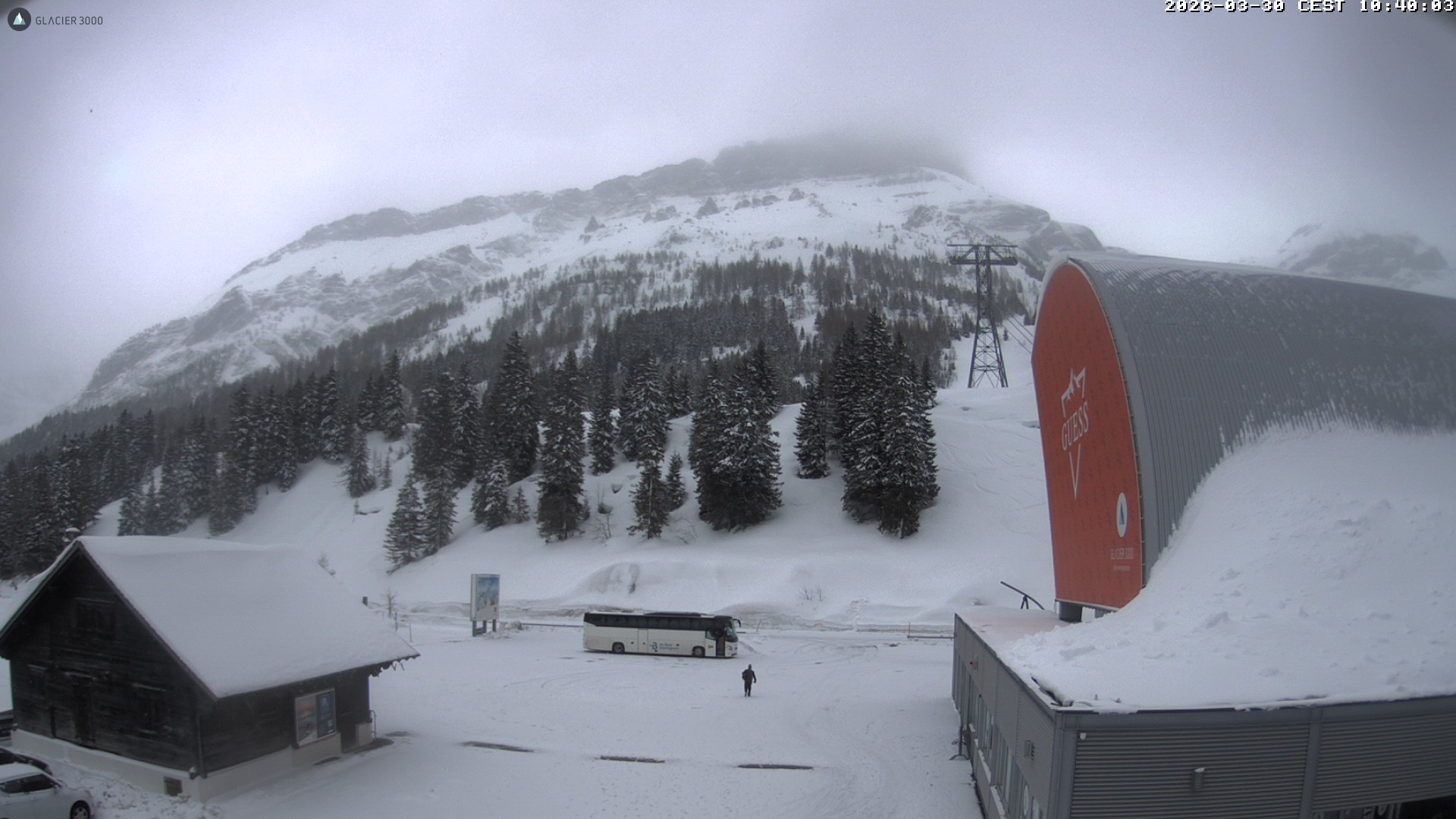 Archiv Foto Webcam Glacier 3000: Col du Pillon Talstation