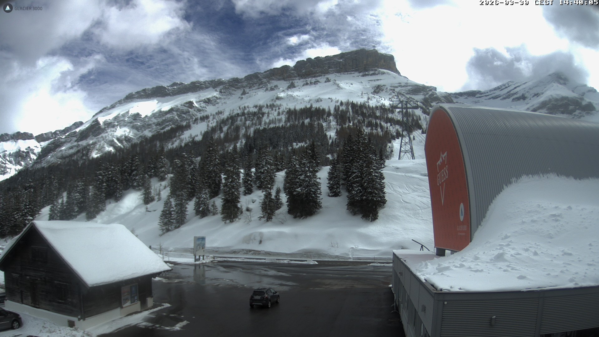 Archiv Foto Webcam Glacier 3000: Col du Pillon Talstation