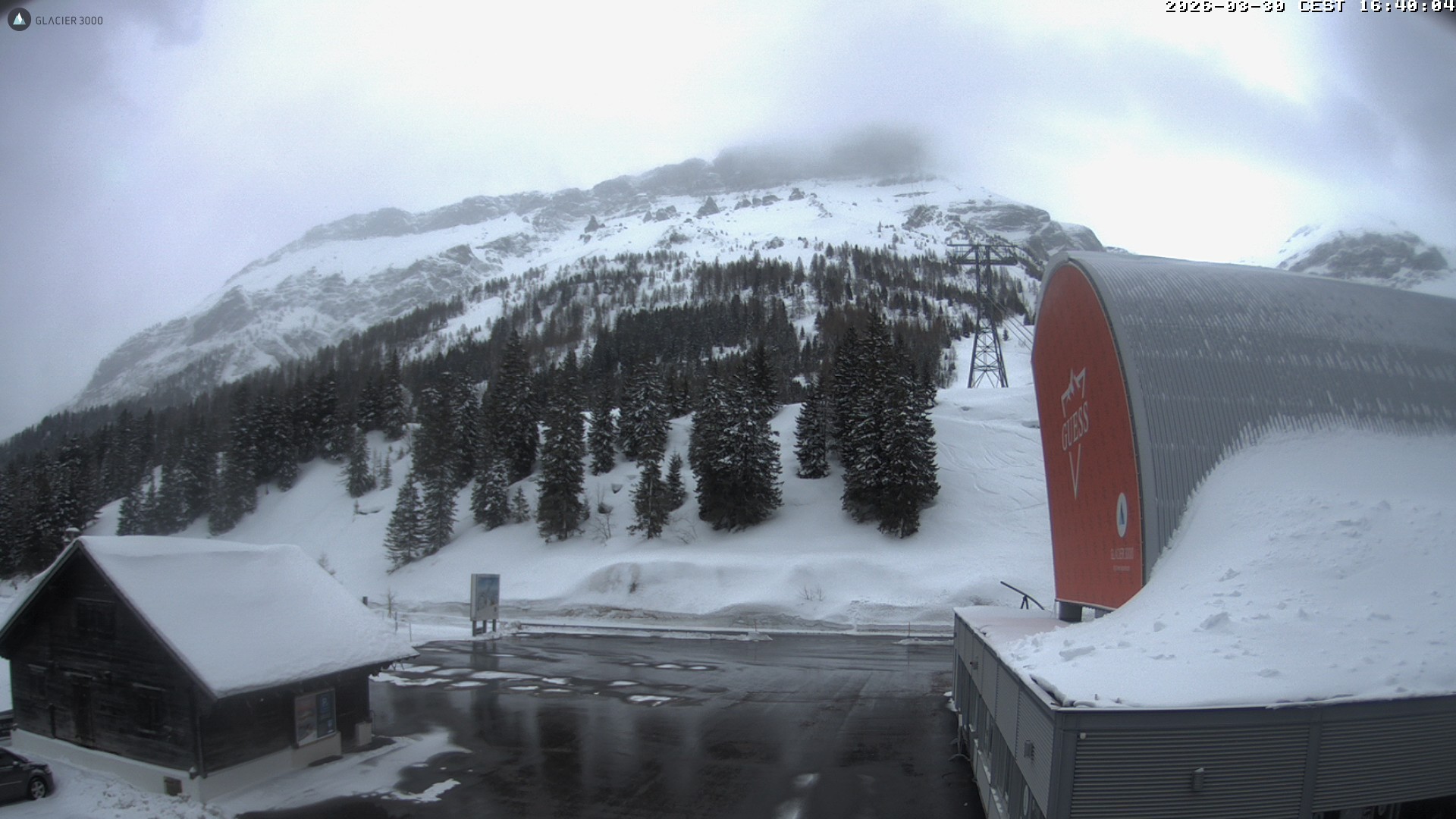 Archiv Foto Webcam Glacier 3000: Col du Pillon Talstation